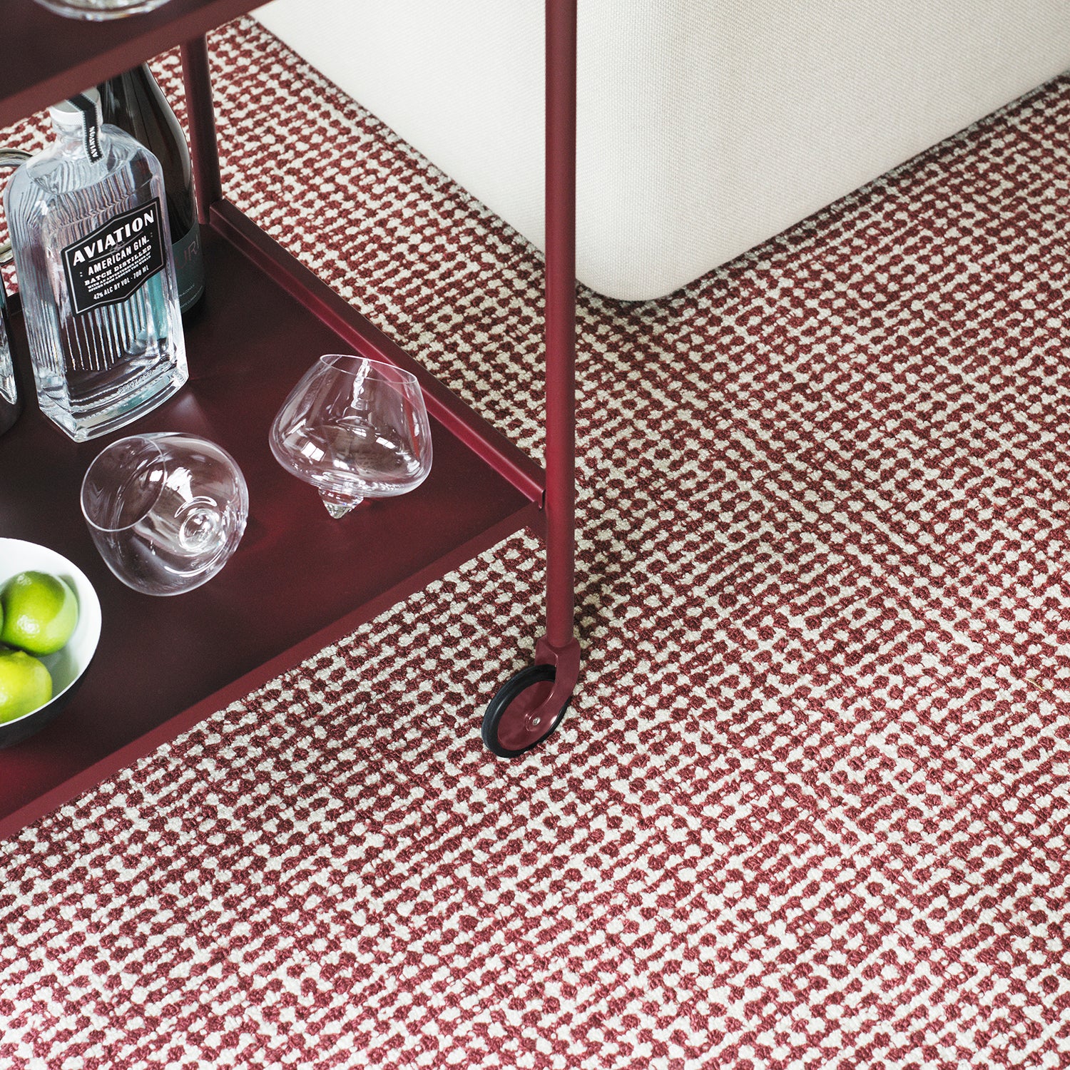 normann copenhagen | rul trolley | burgundy - Image 5