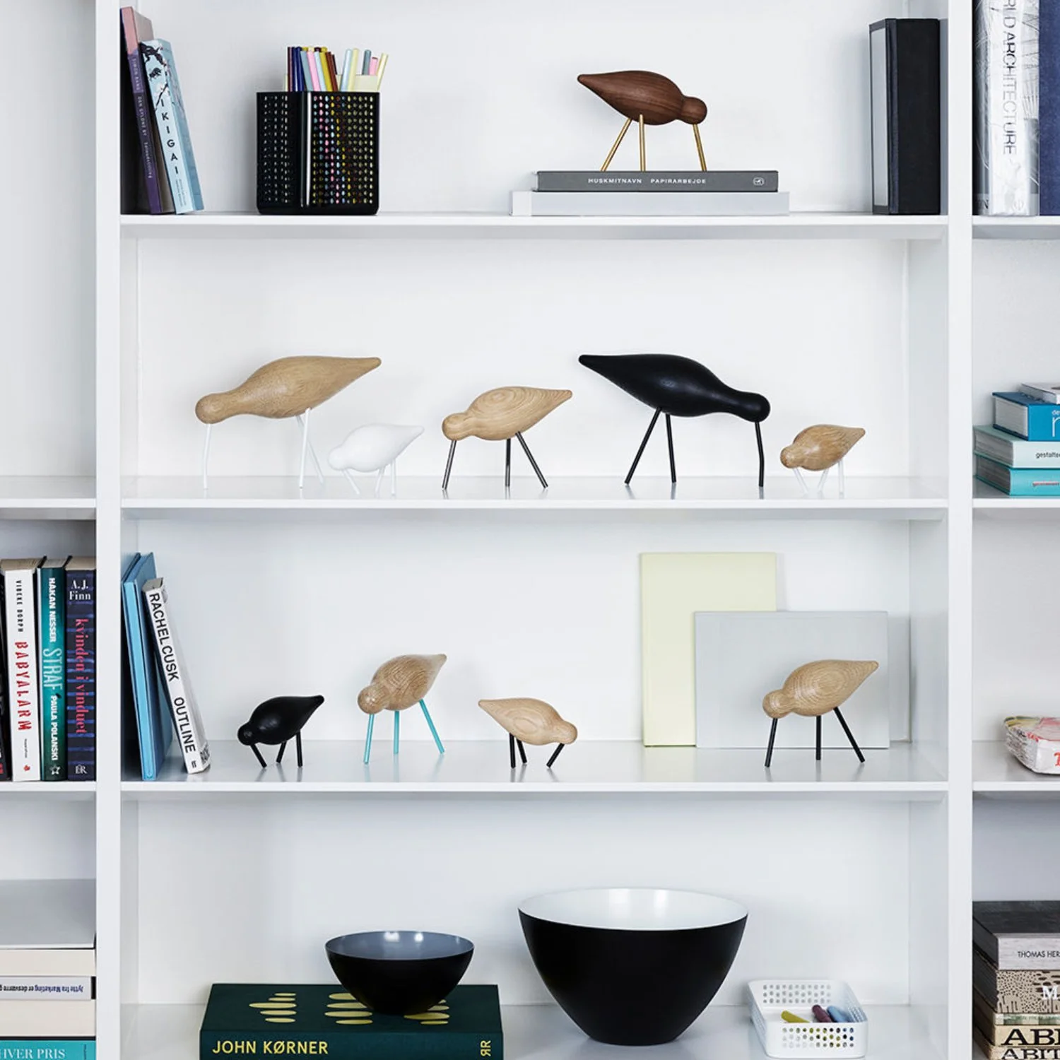 normann copenhagen | shorebird | walnut + brass | medium - Image 4