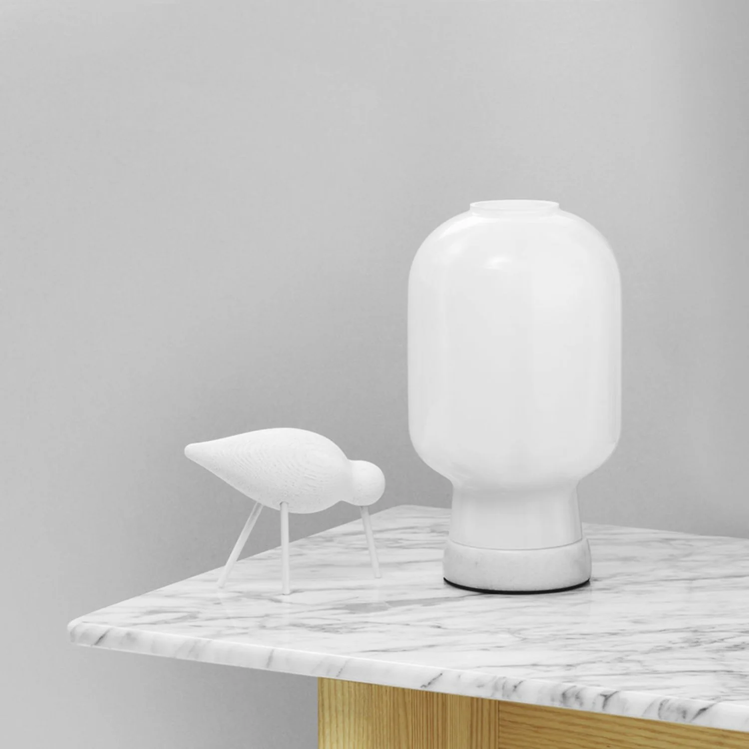 normann copenhagen | shorebird | white + white | large - Image 4
