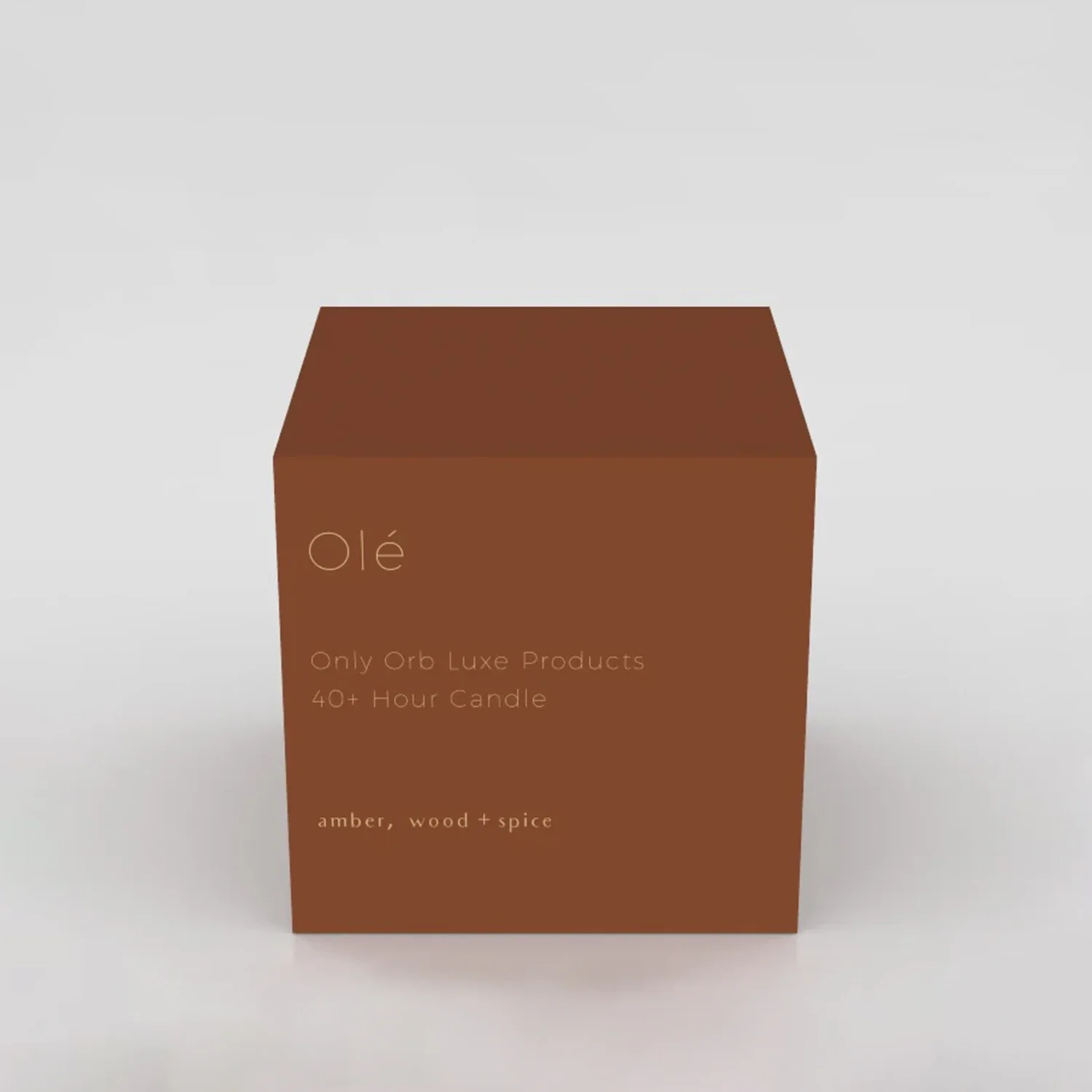 only orb | OLE scented candle refill | amber + wood + spice - Image 5