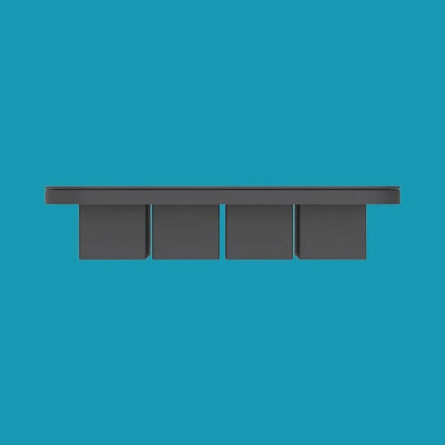 peak | everyday ice tray | marble black - Image 9