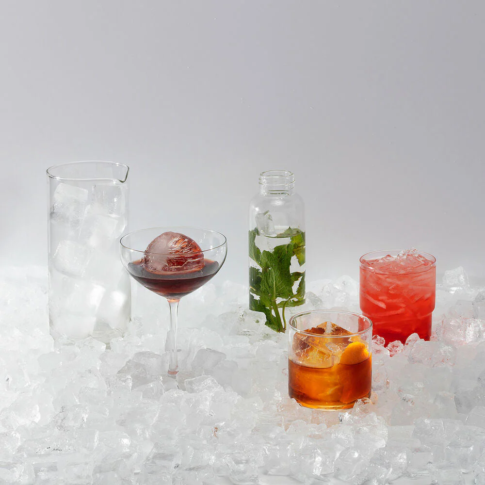 peak | sphere ice mold tray | marble black - Image 9