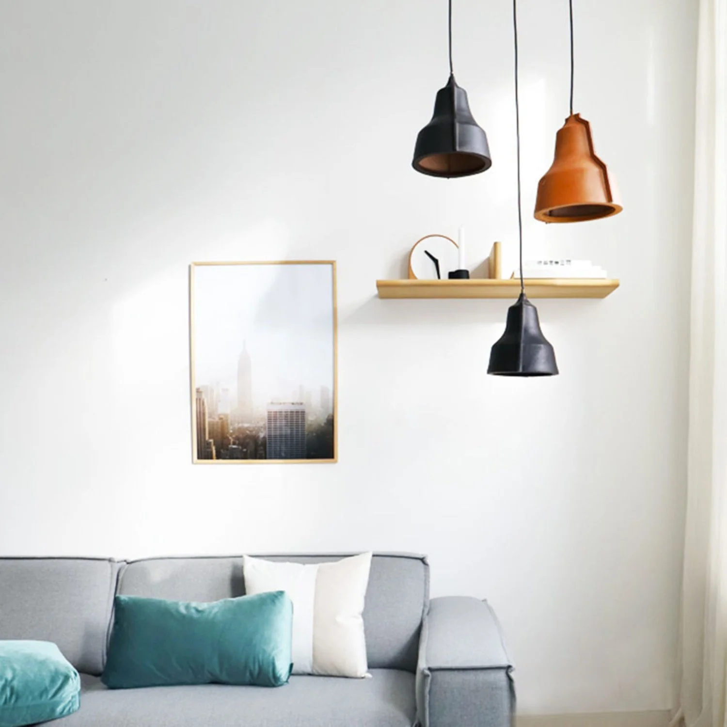 puik | lloyd leather pendant lamp | black - LC - Image 3