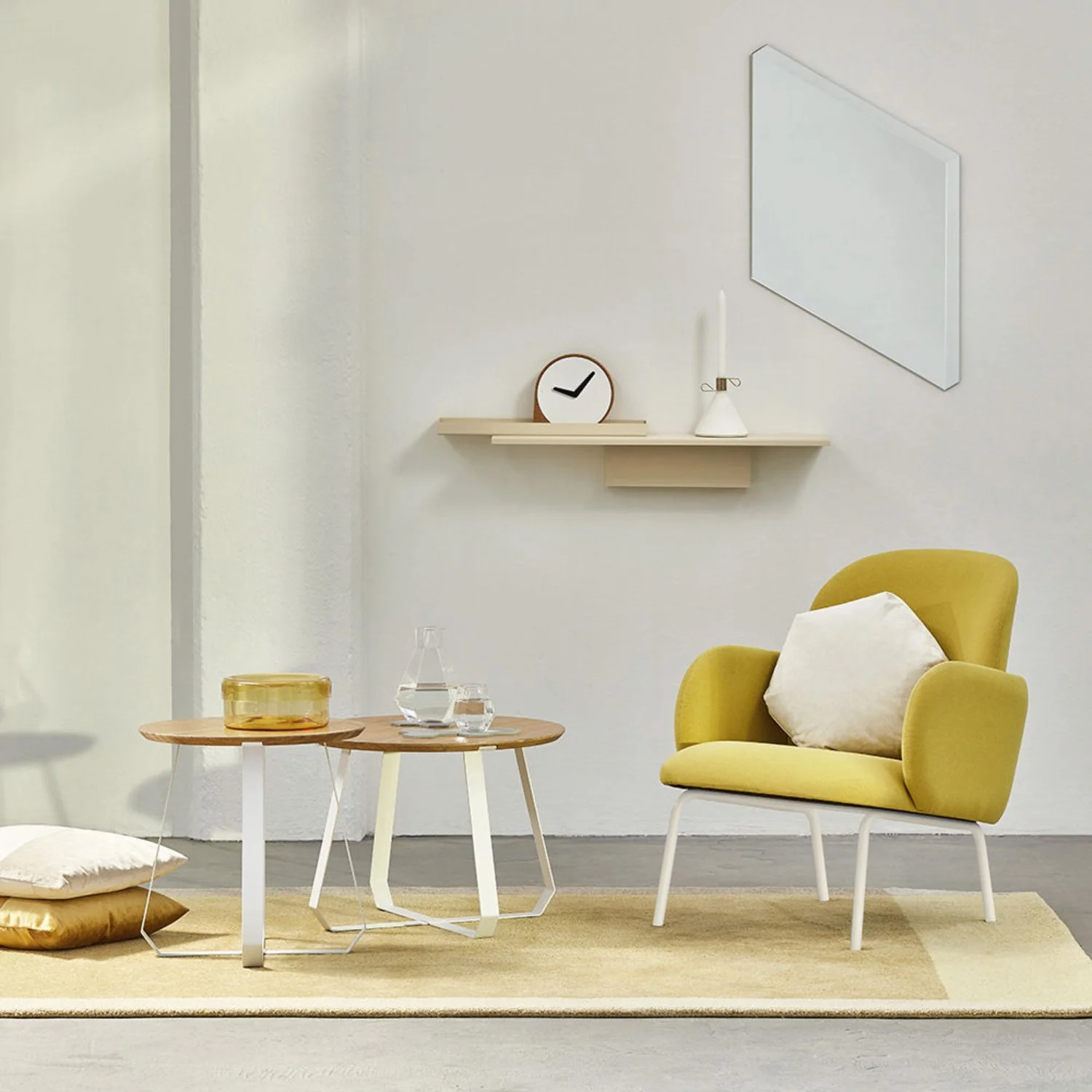 puik | shunan table high | white + natural - LC - Image 4