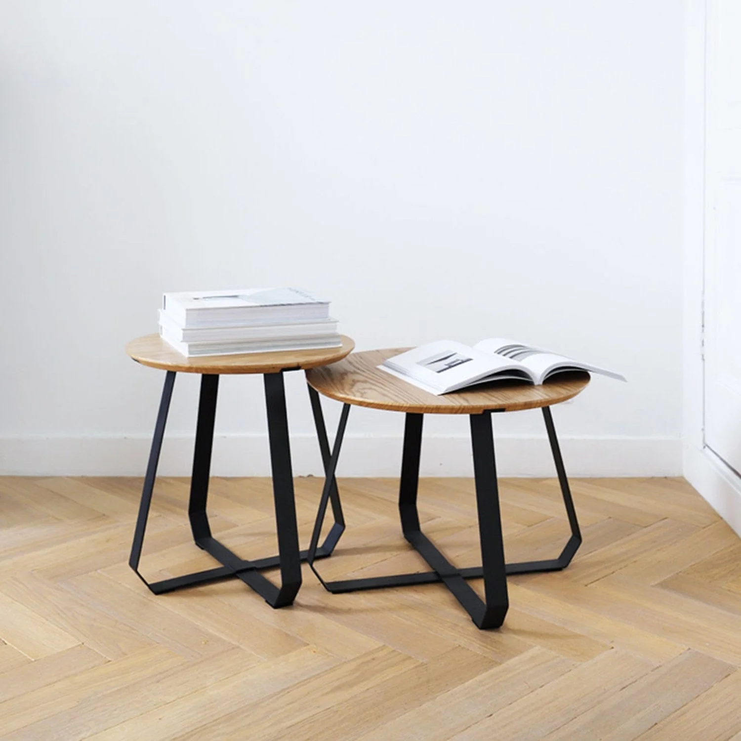 puik | shunan table low | black + natural - LC - Image 3