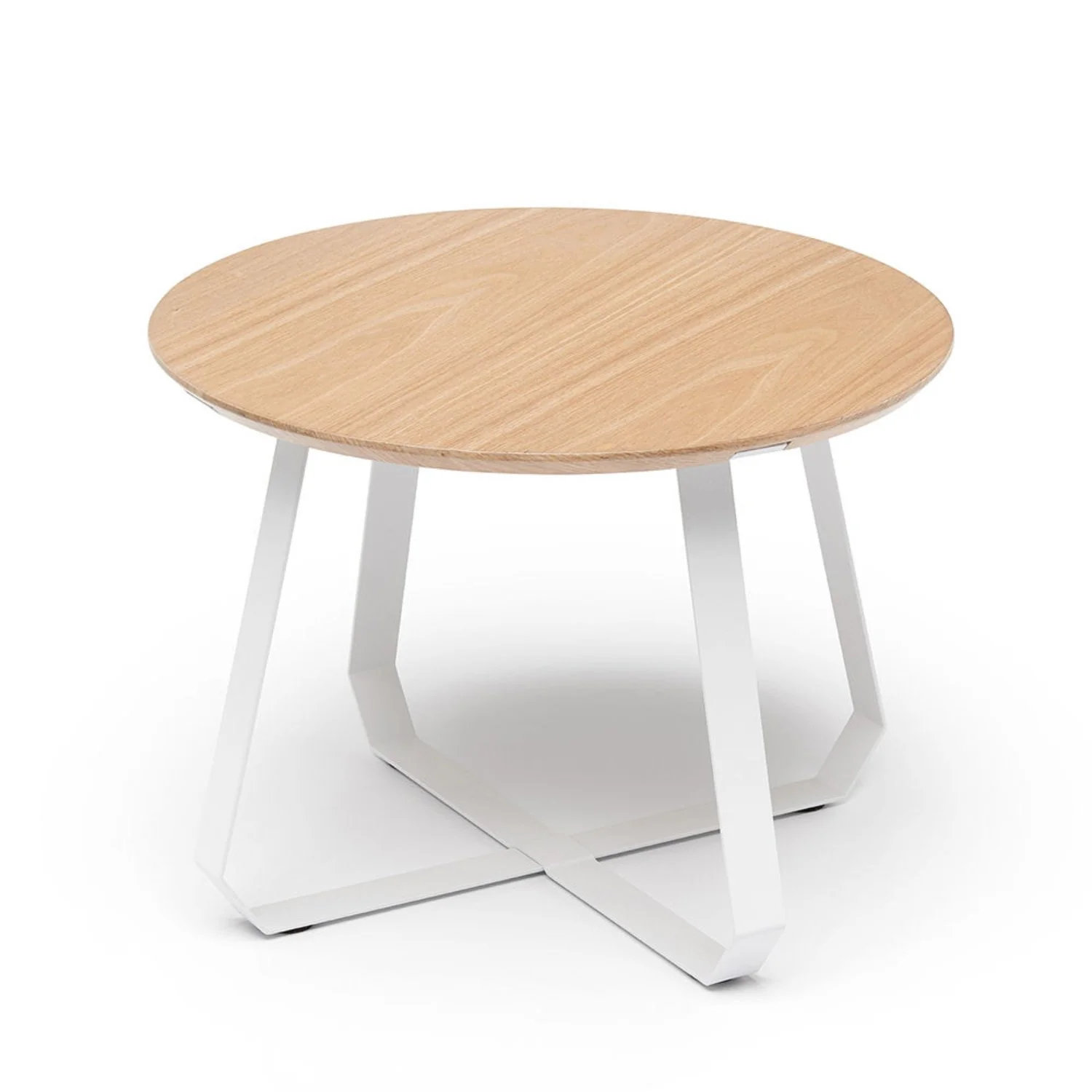 puik | shunan table low | white + natural - LC