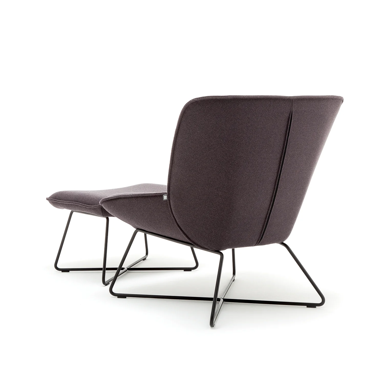 rolf benz | 383 armchair | leather beige grey 42.402 + umbra grey frame - Image 17