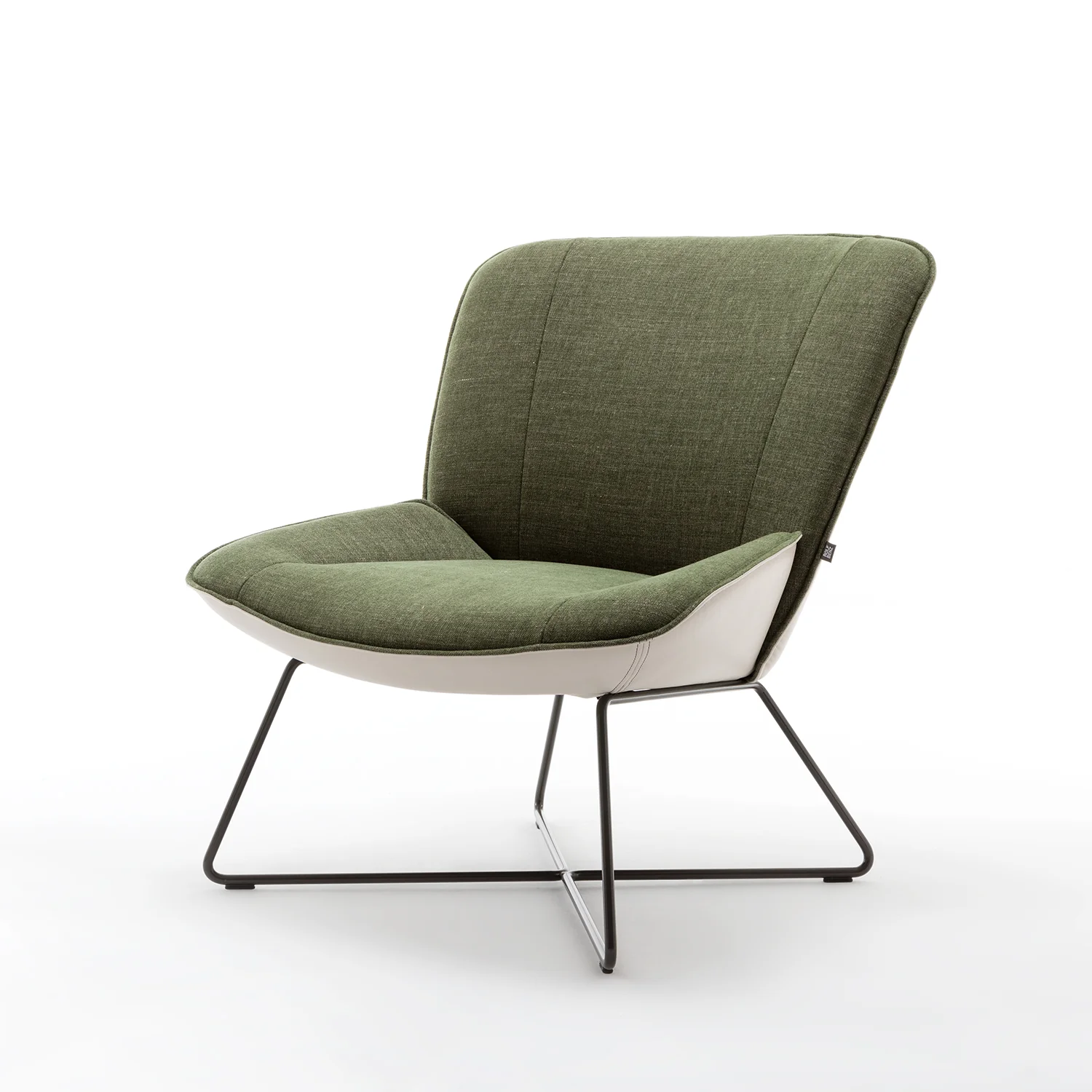 rolf benz | 383 armchair | leather beige grey 42.402 + umbra grey frame - Image 19