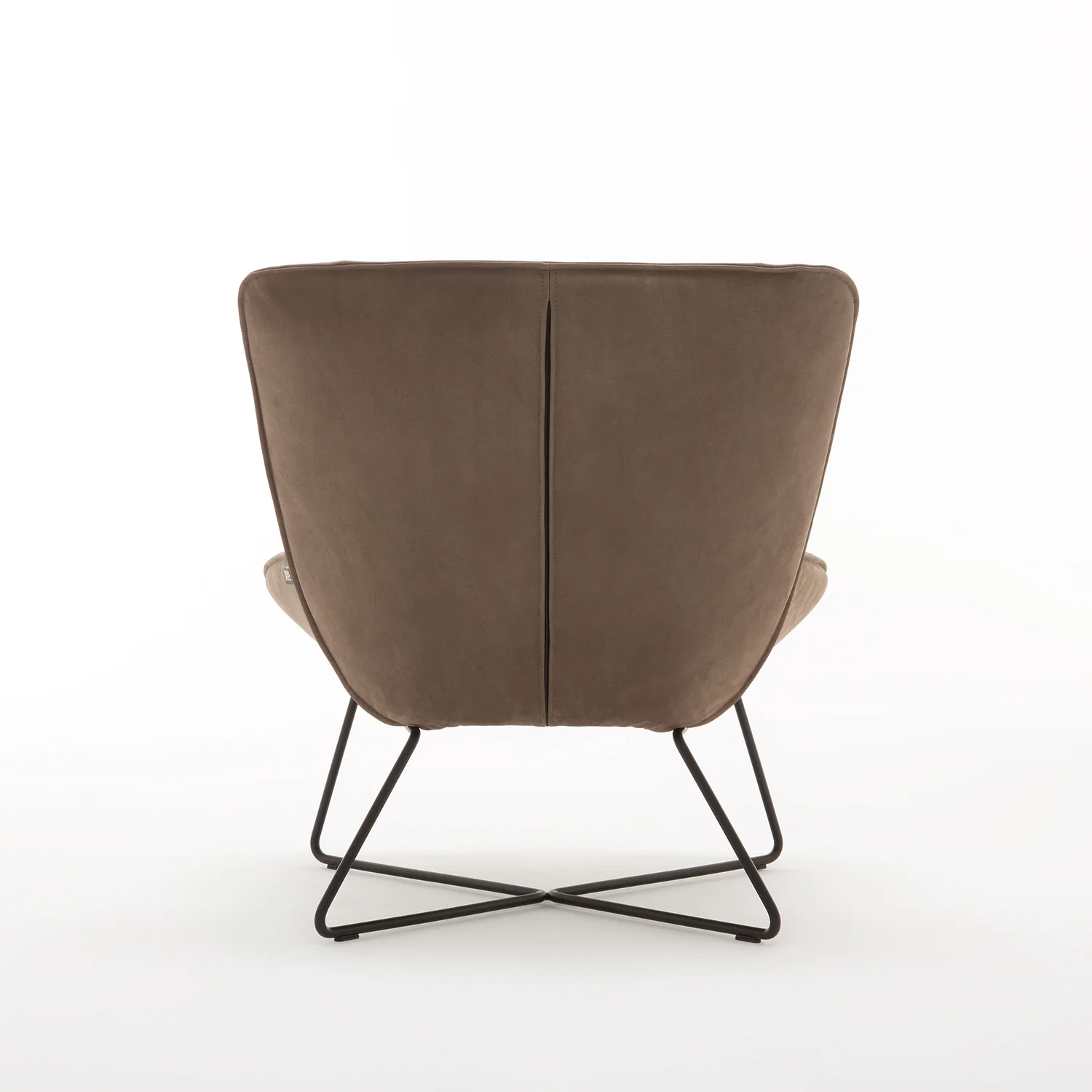 rolf benz | 383 armchair | leather beige grey 42.402 + umbra grey frame - Image 28