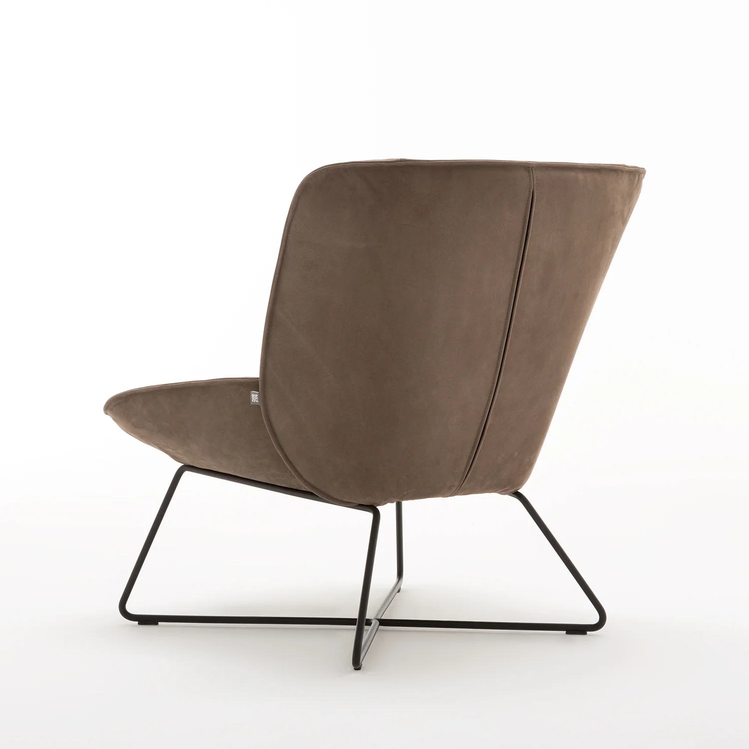 rolf benz | 383 armchair | leather beige grey 42.402 + umbra grey frame - Image 29