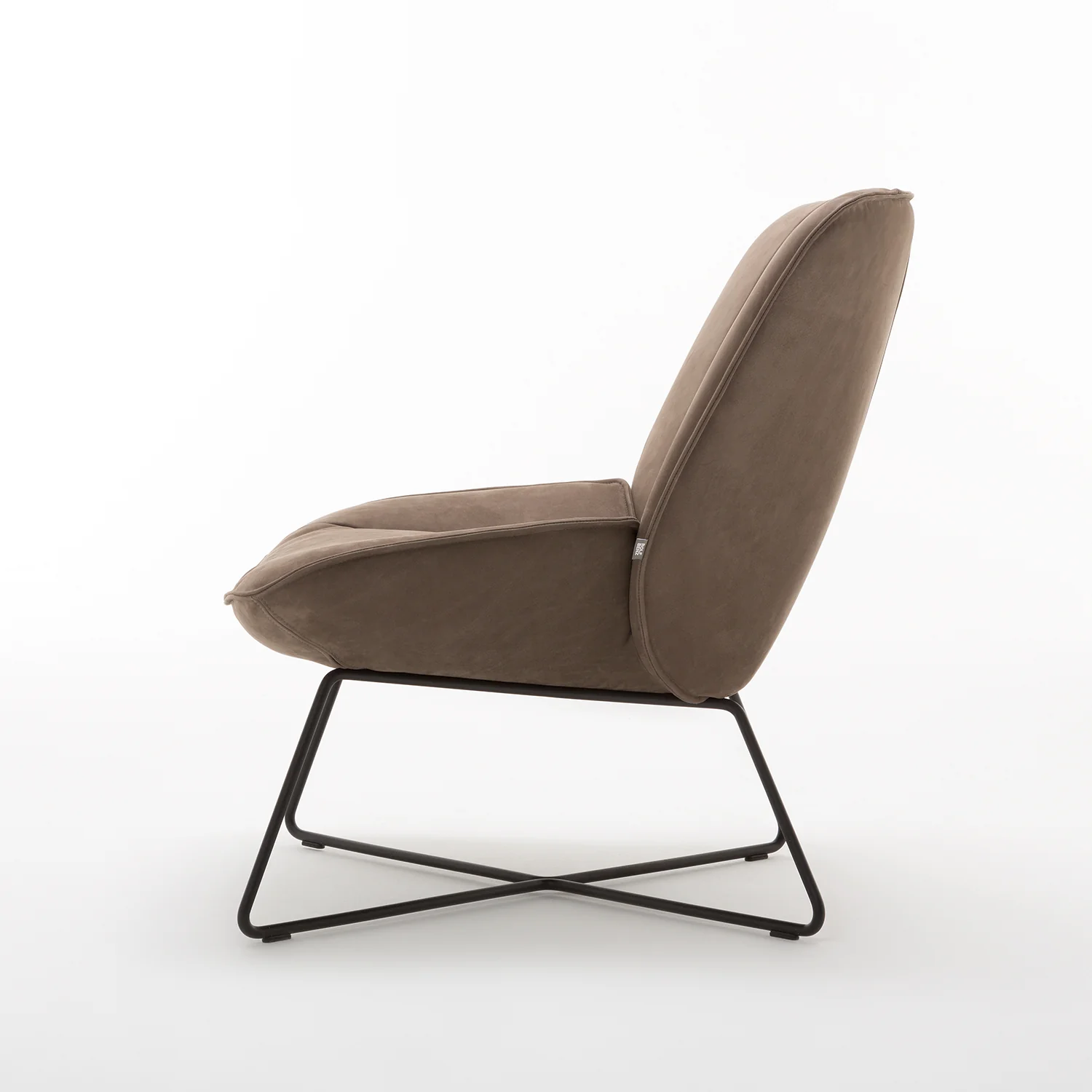 rolf benz | 383 armchair | leather beige grey 42.402 + umbra grey frame - Image 30