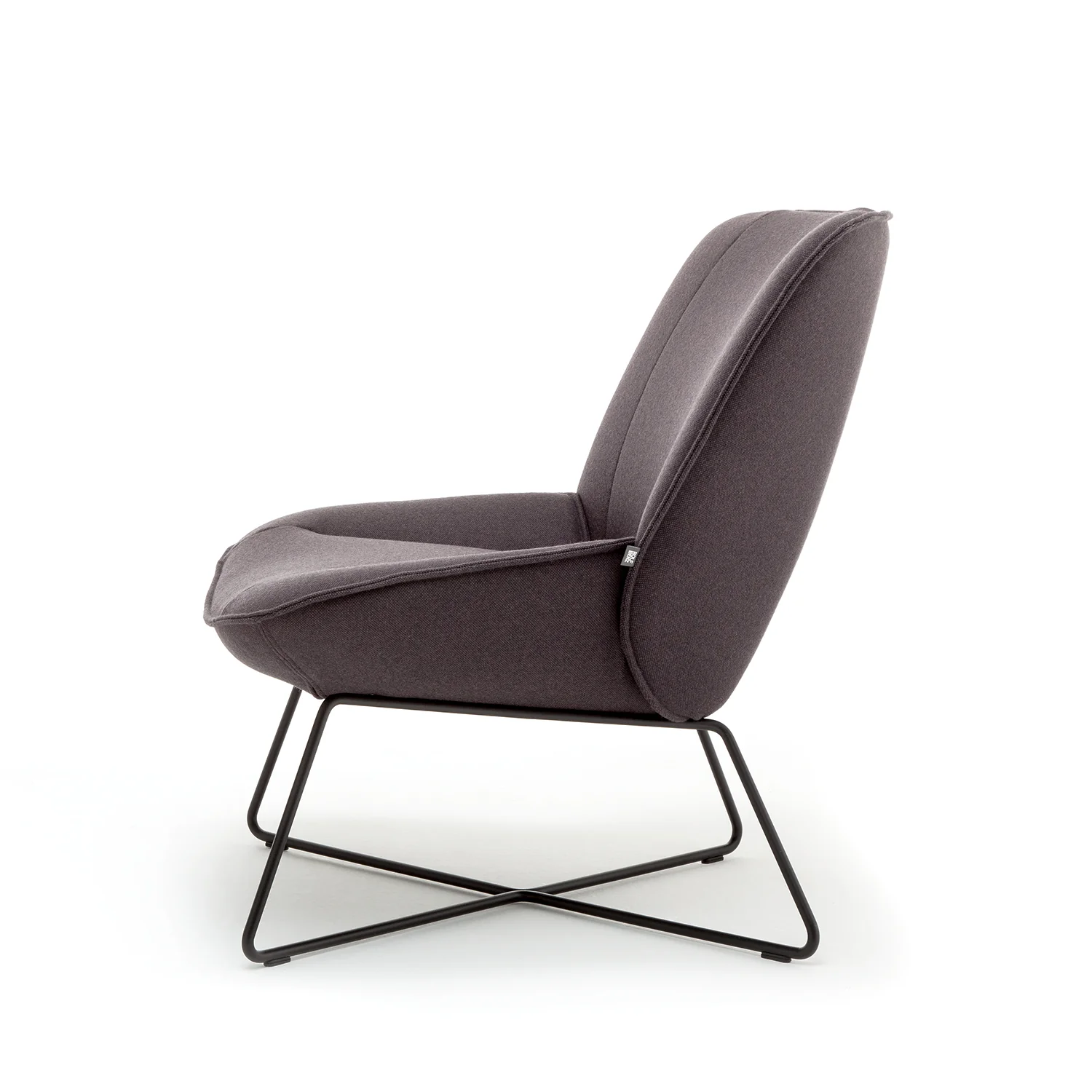 rolf benz | 383 armchair | leather beige grey 42.402 + umbra grey frame - Image 9