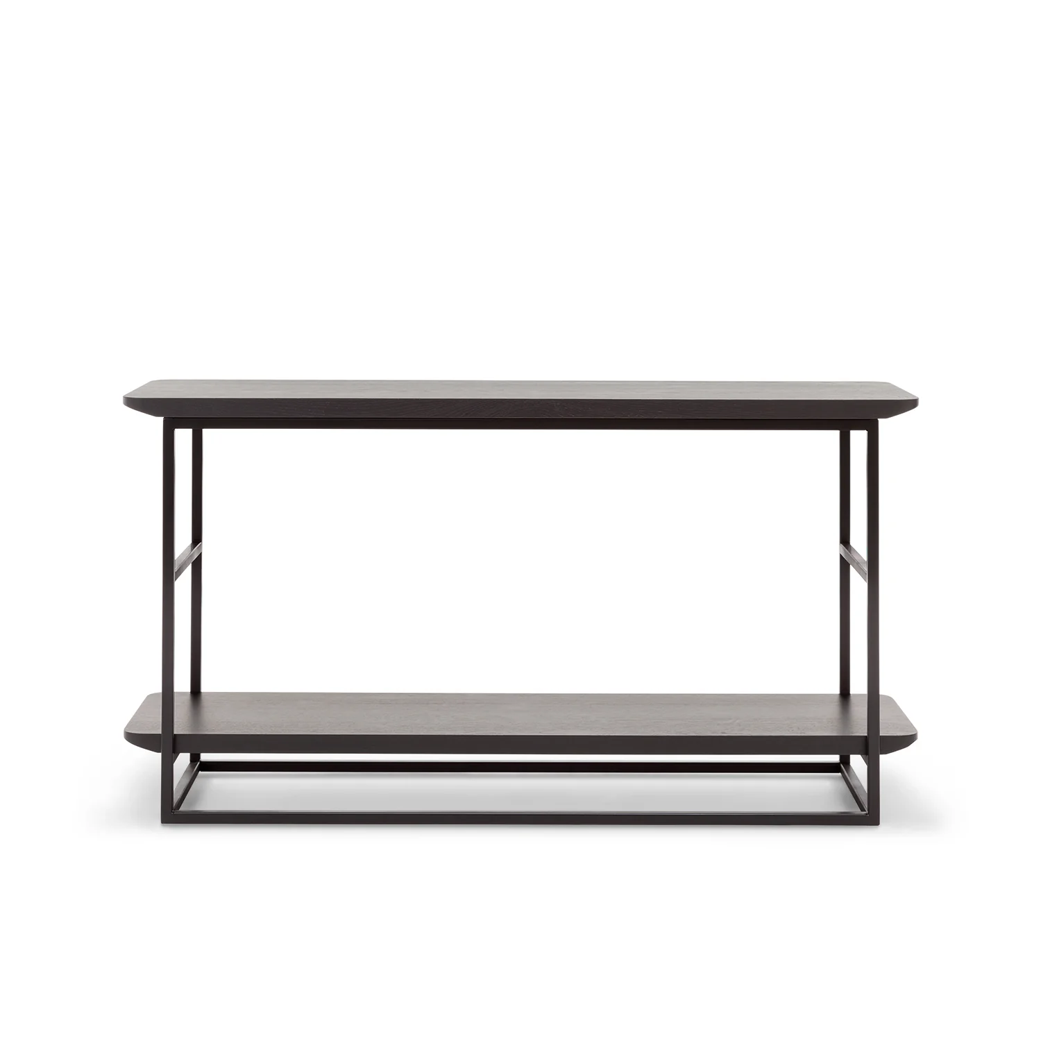 rolf benz | 987 coffee table | stone graphite brown + american walnut + marrone metallic frame - Image 30
