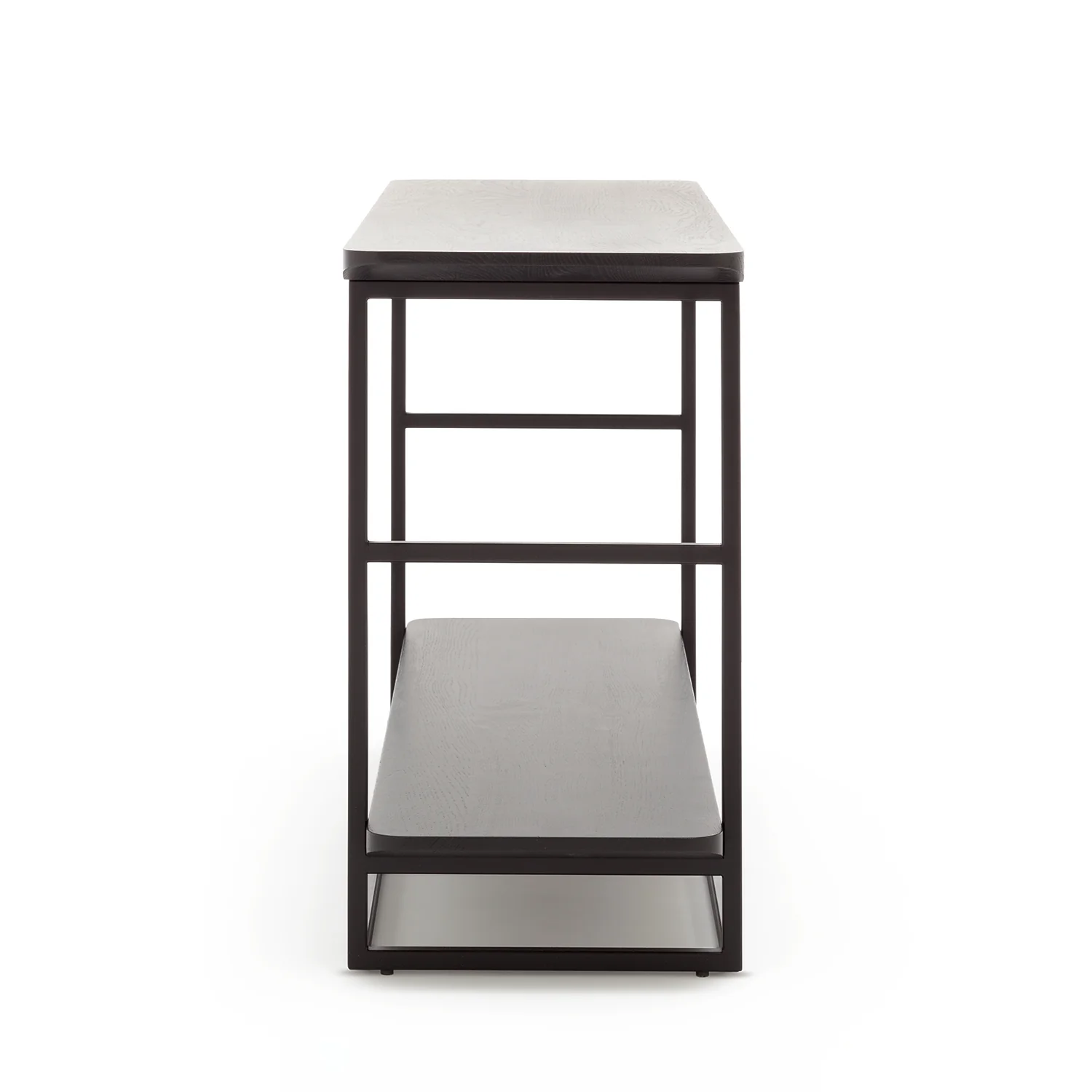 rolf benz | 987 coffee table | stone graphite brown + american walnut + marrone metallic frame - Image 31