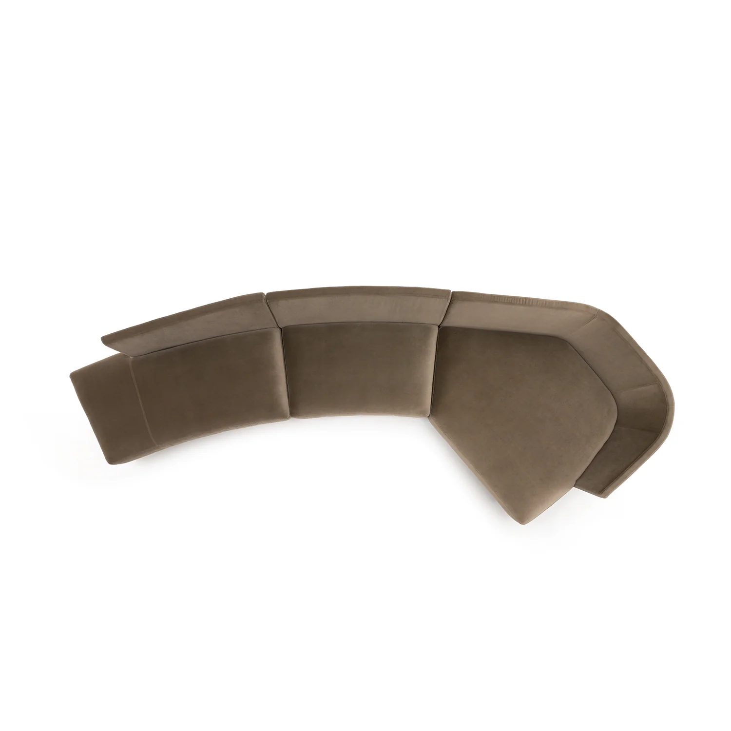 rolf benz | onda sofa | fabric silk grey 24.510 + black oak legs - Image 13