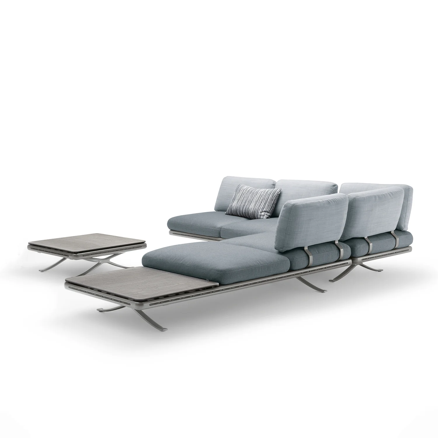 rolf benz | yoko 219 outdoor sofa with shelf | bianco - Image 15