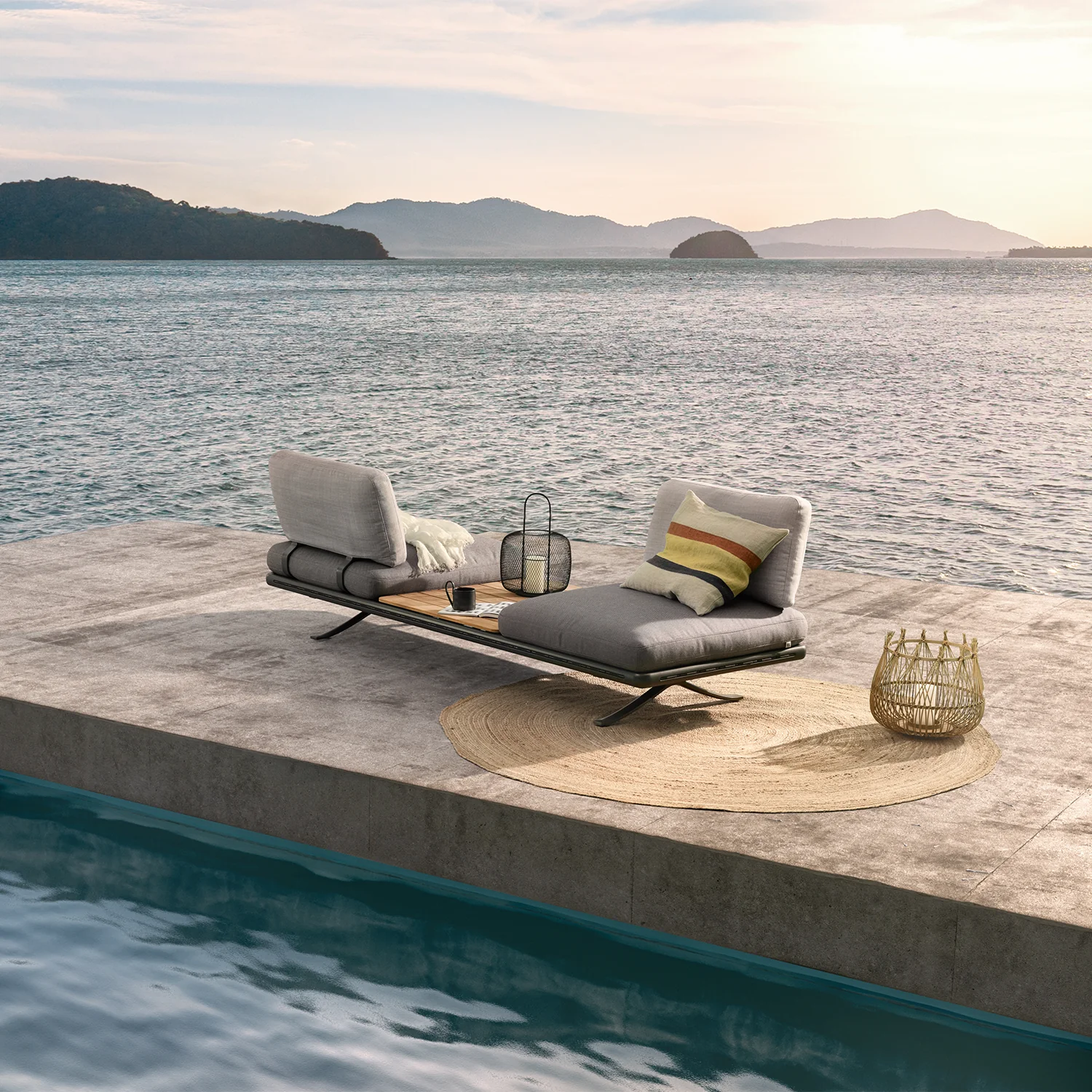 rolf benz | yoko 219 outdoor sofa with shelf | bianco - Image 28