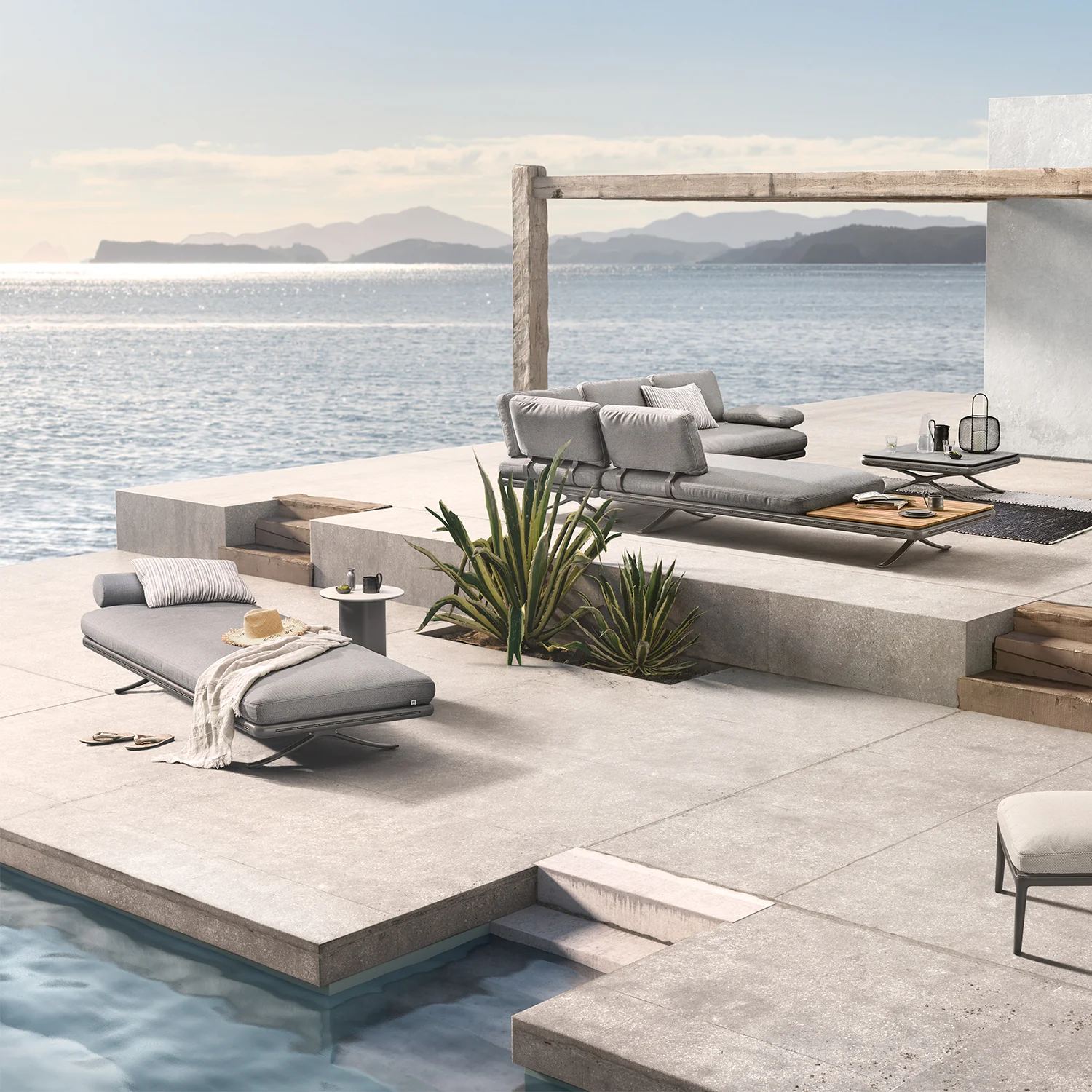 rolf benz | yoko 219 outdoor sofa with shelf | bianco - Image 29