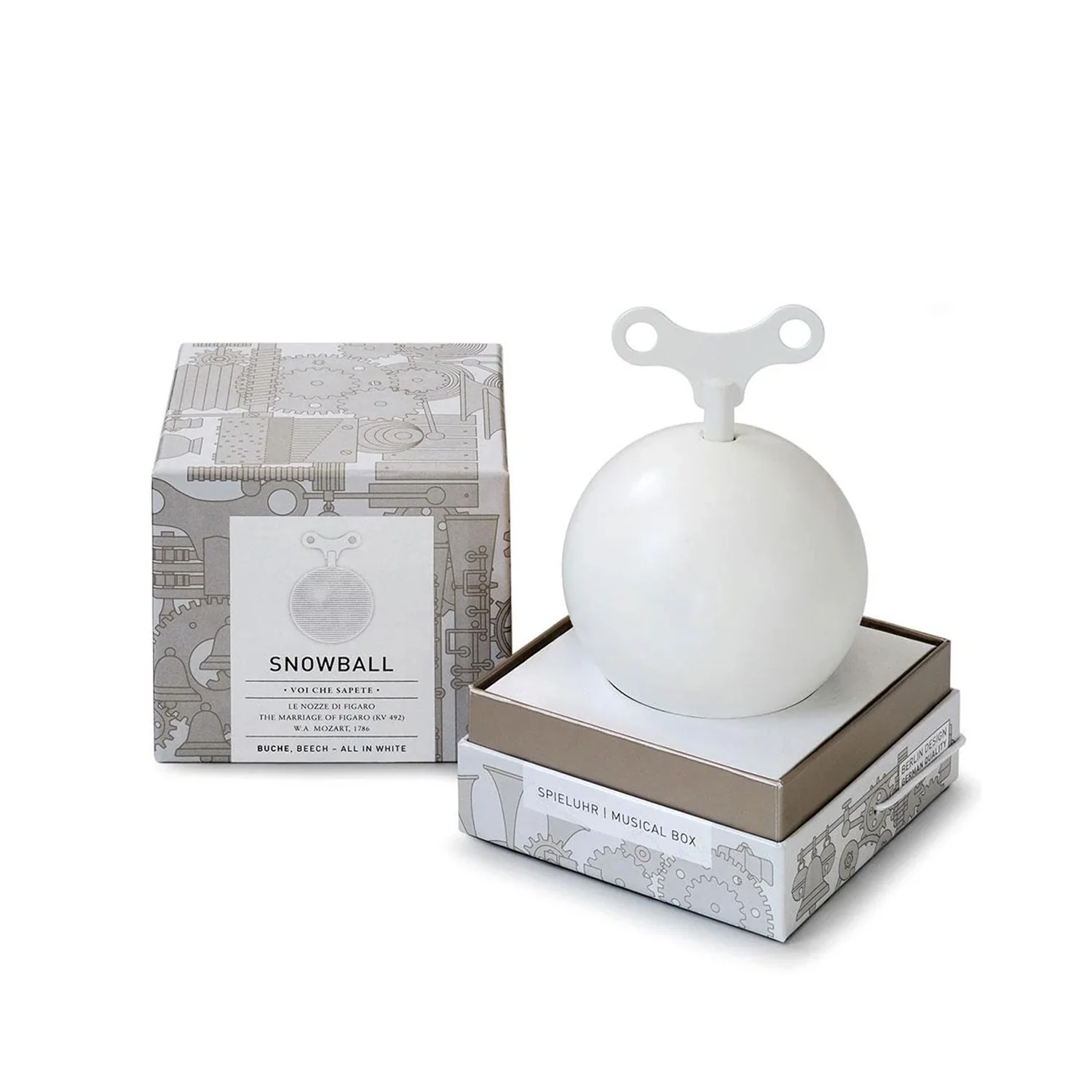 siebensachen | mozartkugel musical box | snowball white - limited edition - Image 4