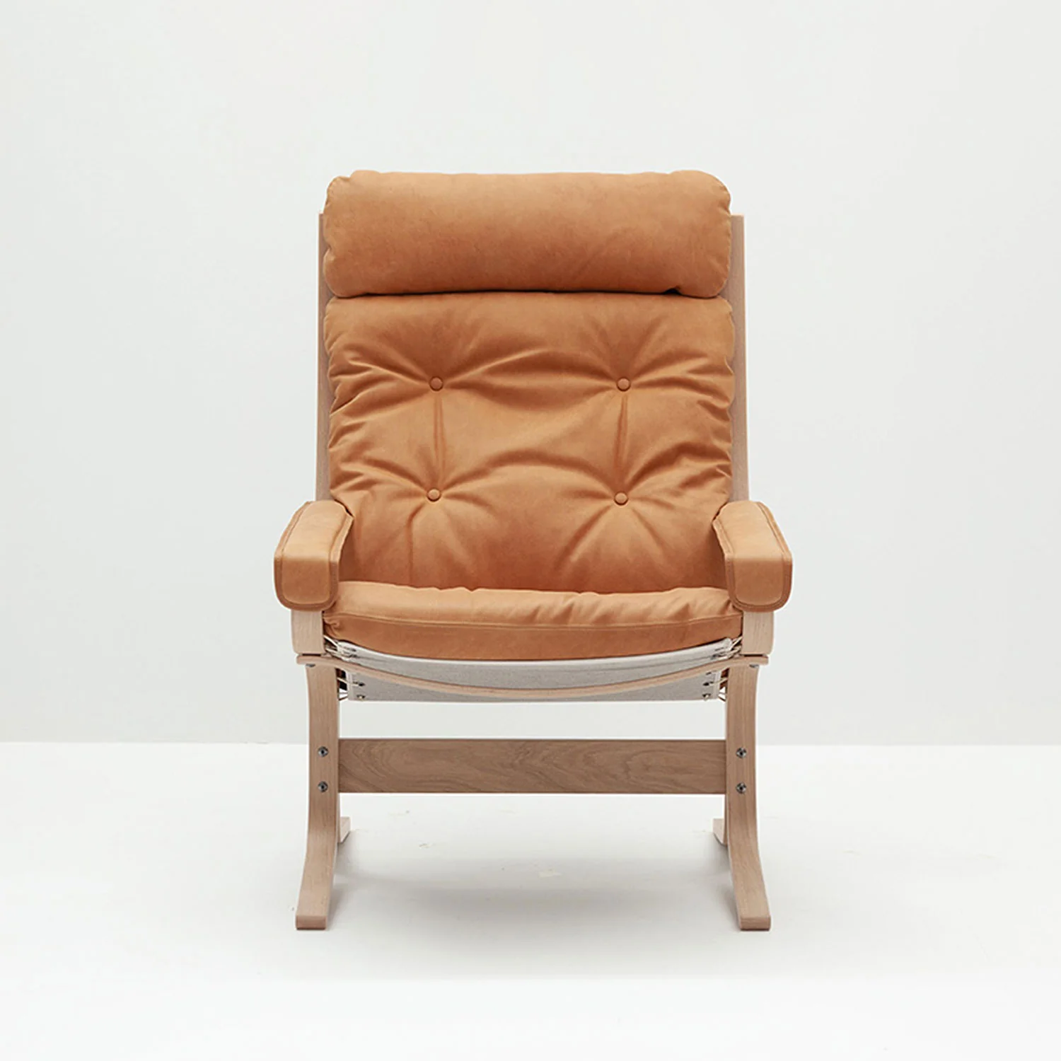 hjelle | siesta classic 301 chair | high back with arms | oak + vintage 413 leather - Image 3