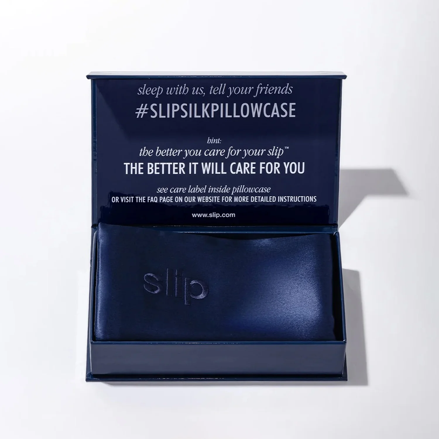 slip | silk pillowcase | navy - Image 5