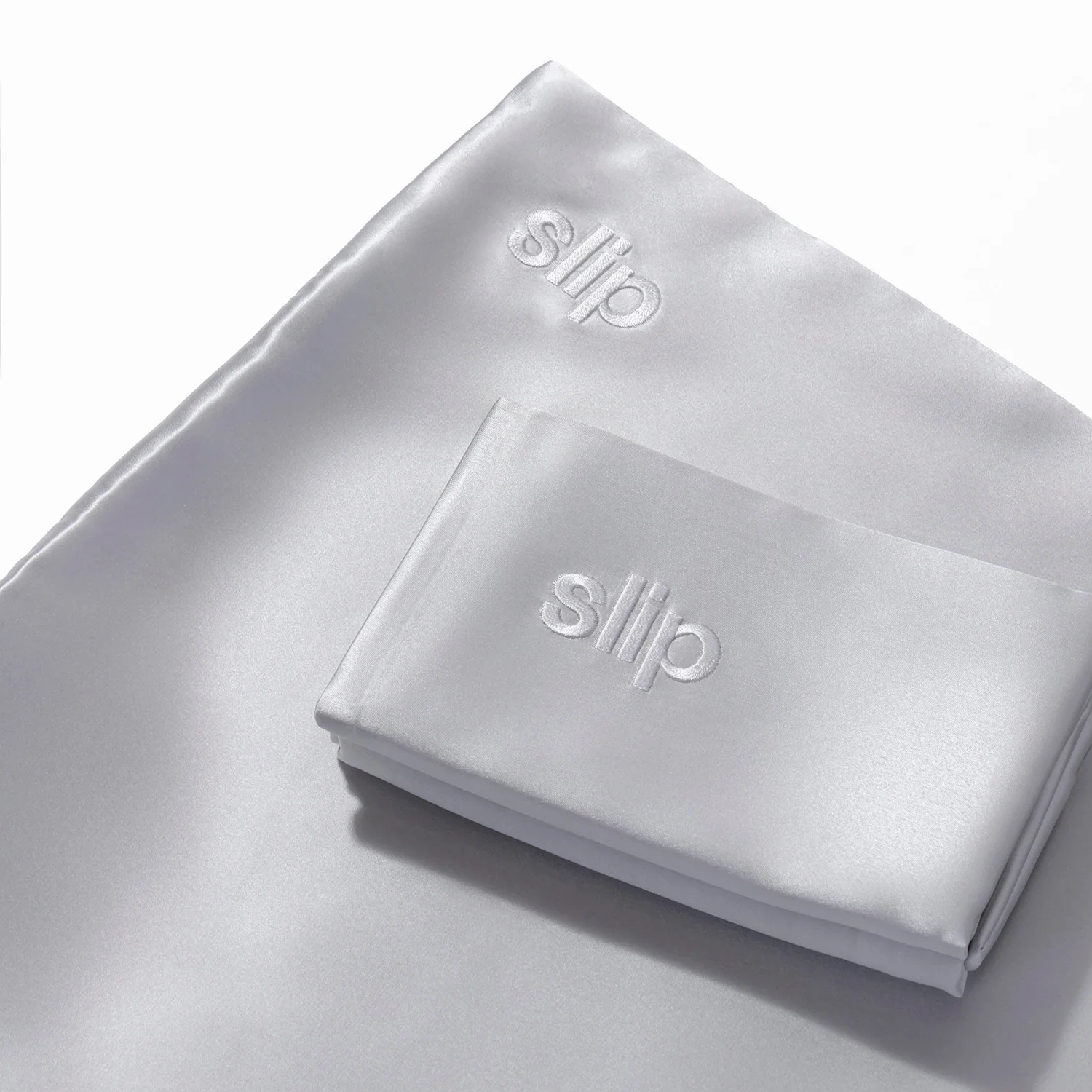 slip | silk pillowcase | silver - Image 3
