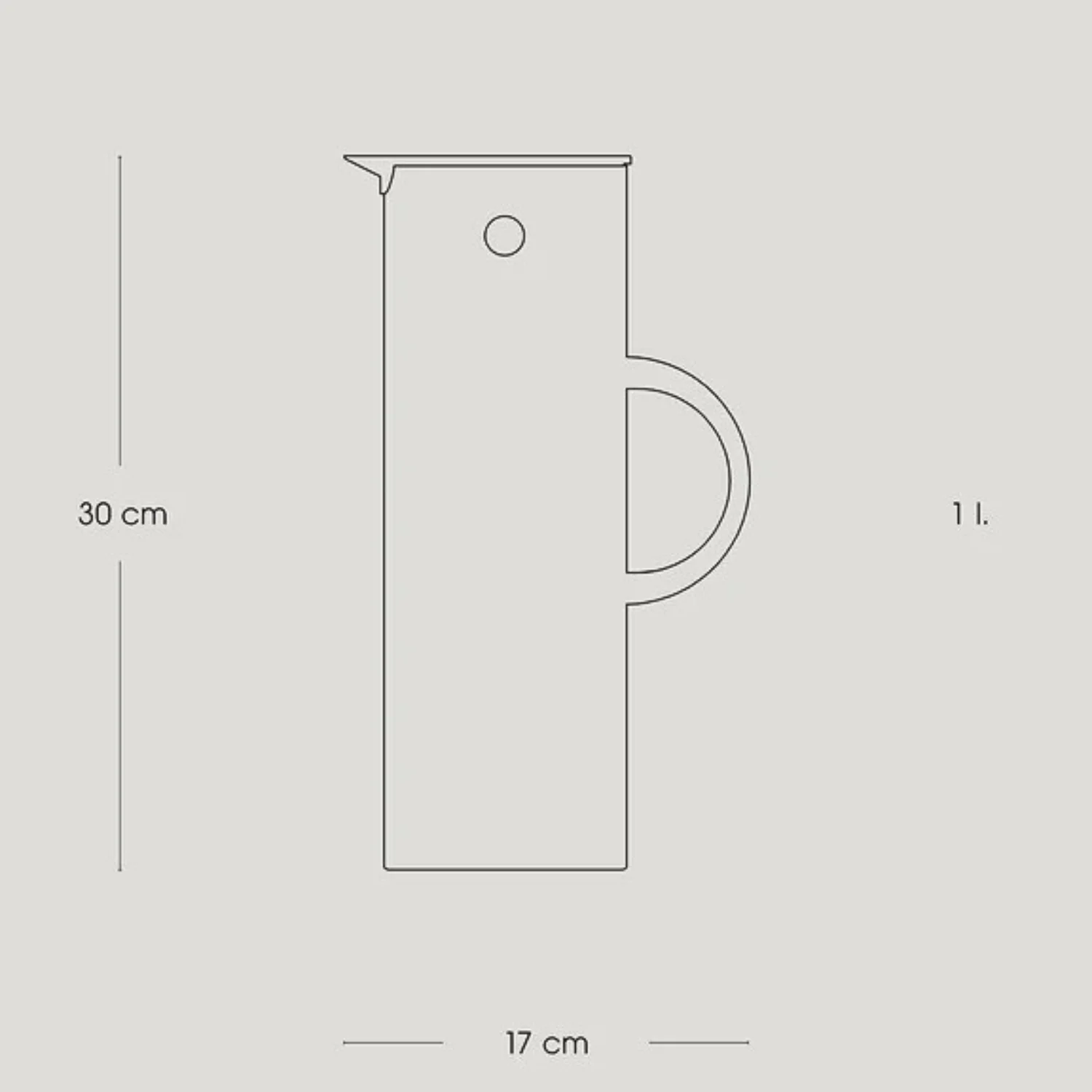 stelton | em77 vacuum jug | soft cloud - Image 4