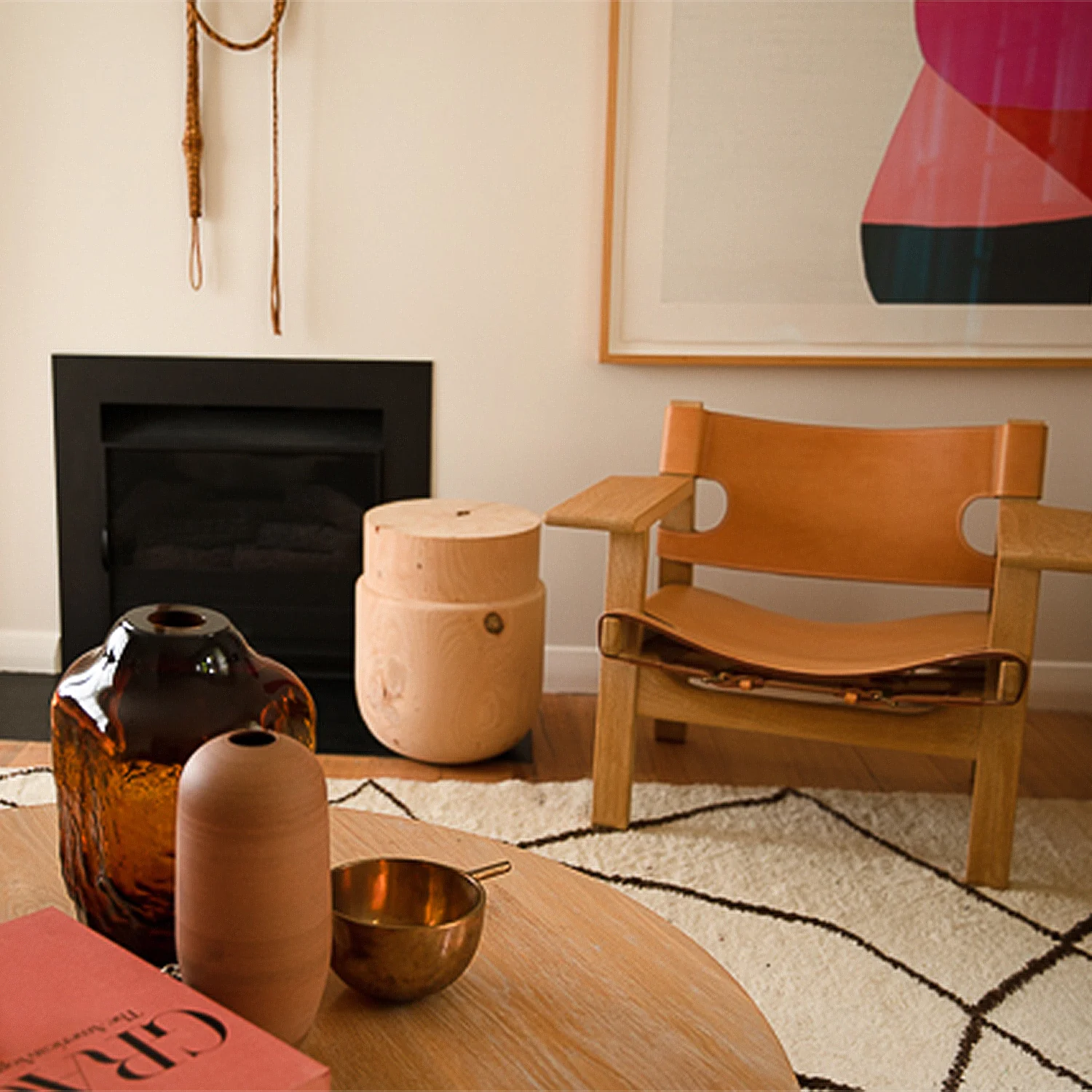 studio nikco | wooden stool / side table | cork large - Image 6