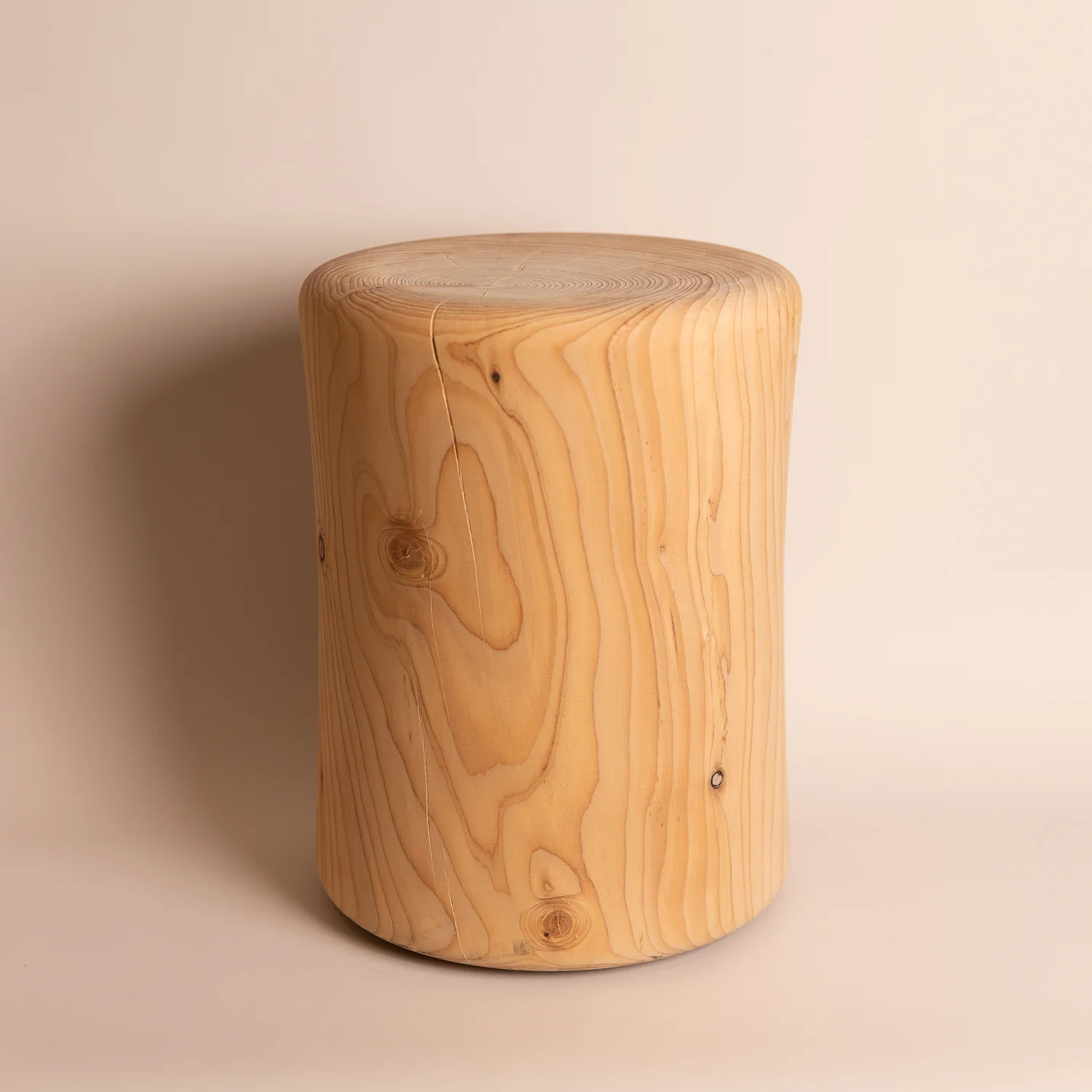 studio nikco | wooden stool | side table | curved - Image 4