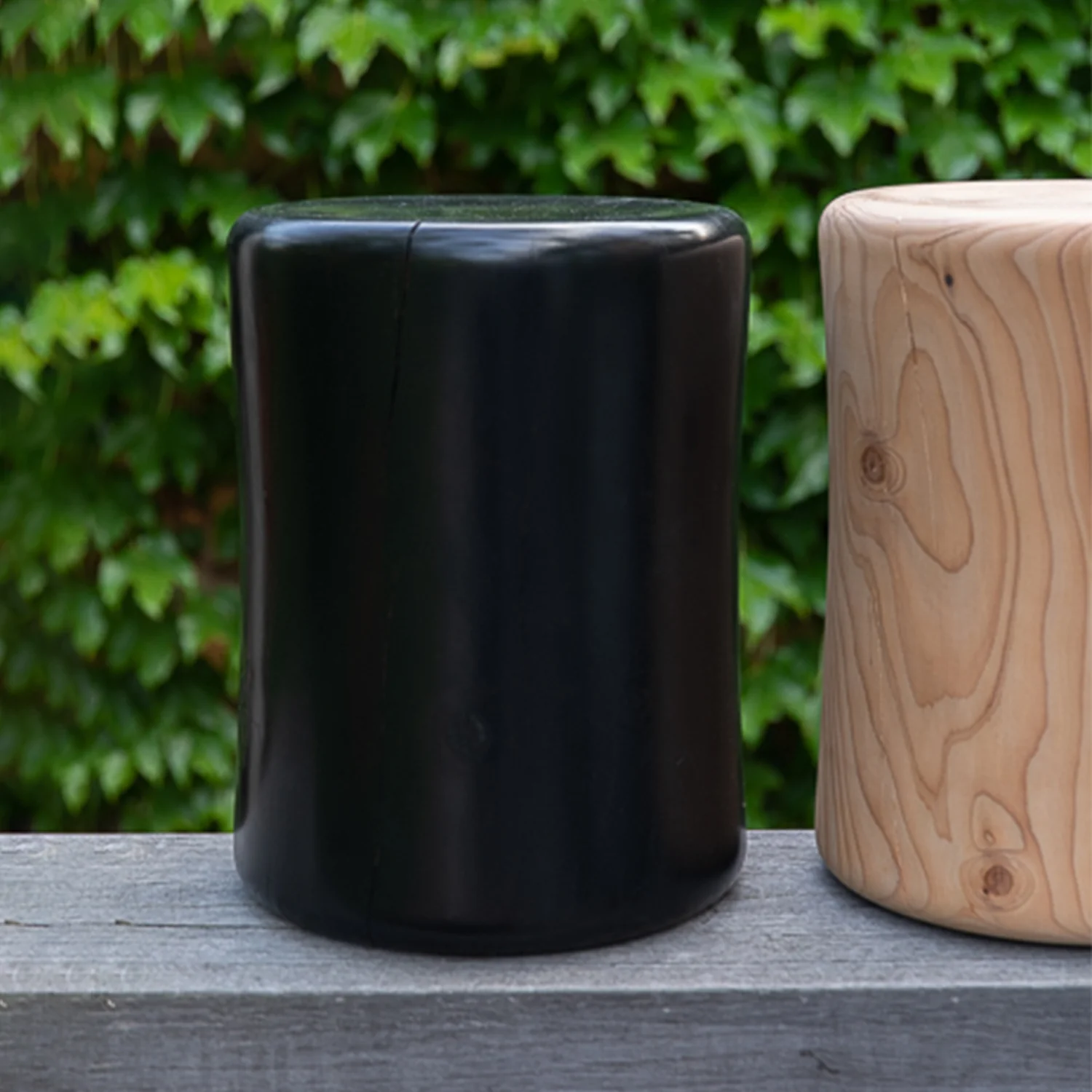 studio nikco | wooden stool | side table | curved - Image 7