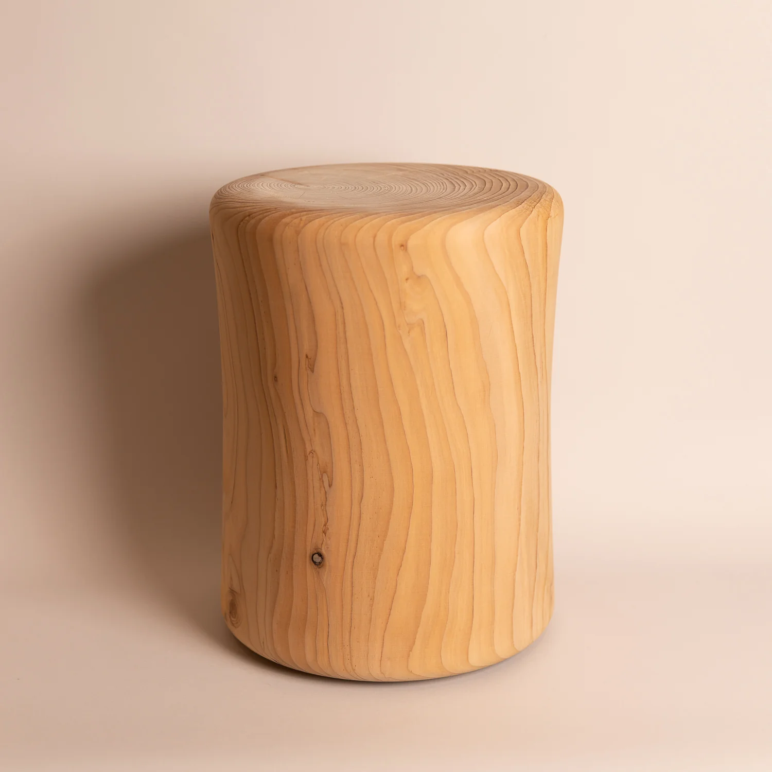 studio nikco | wooden stool | side table | curved - Image 8
