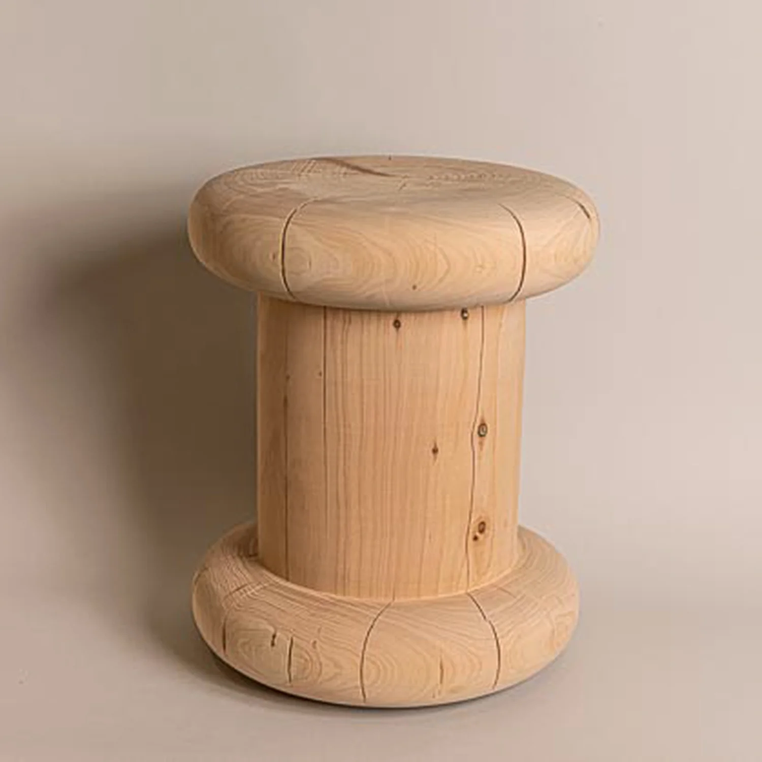 studio nikco | wooden stool | side table | reel - Image 3