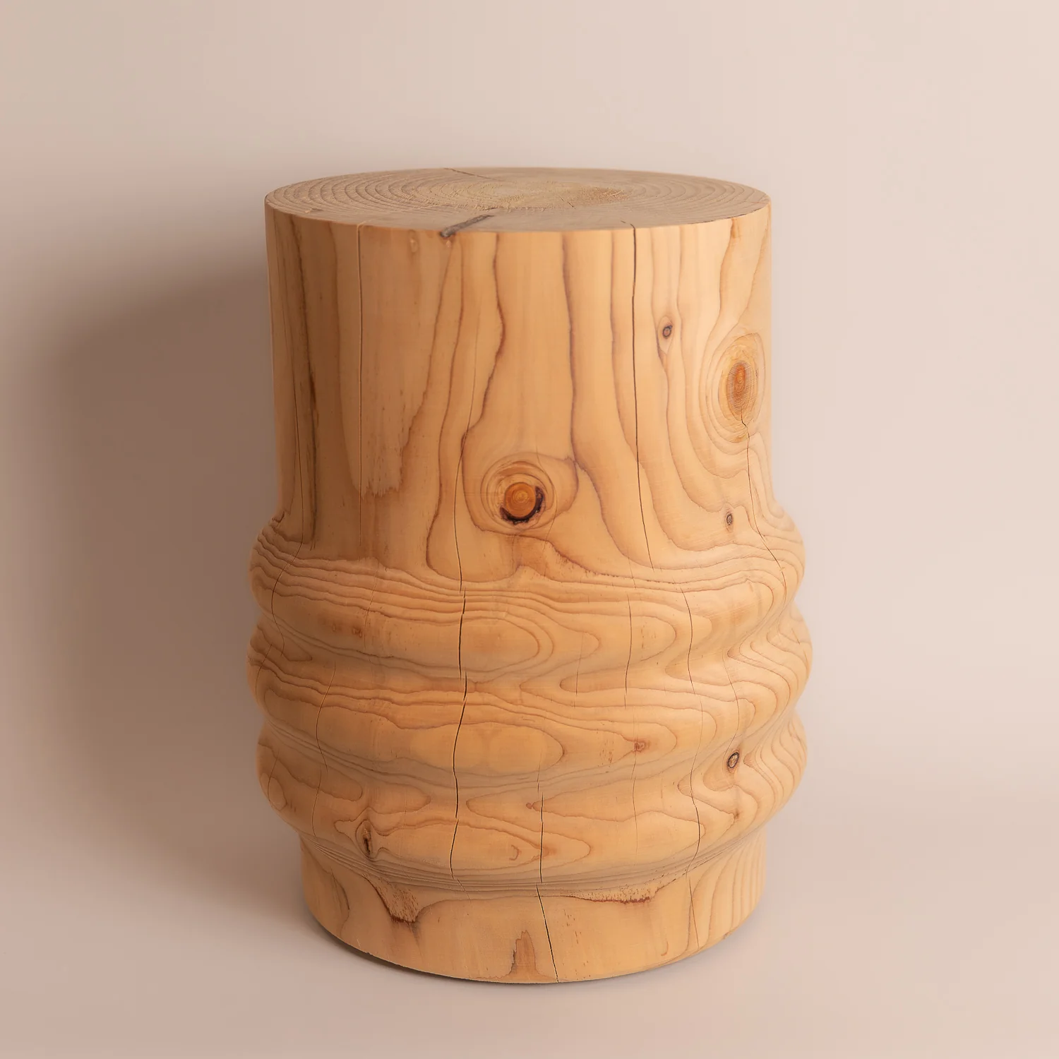 studio nikco | wooden stool / side table | ripple - Image 4