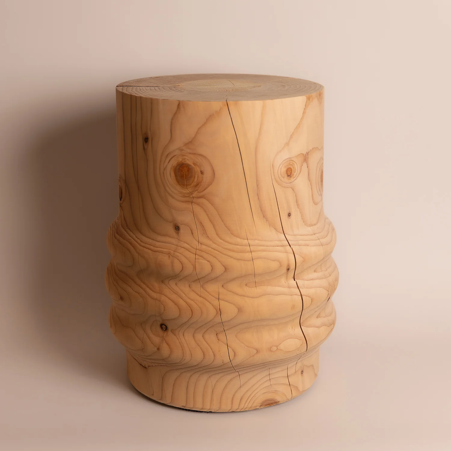 studio nikco | wooden stool / side table | ripple - Image 5