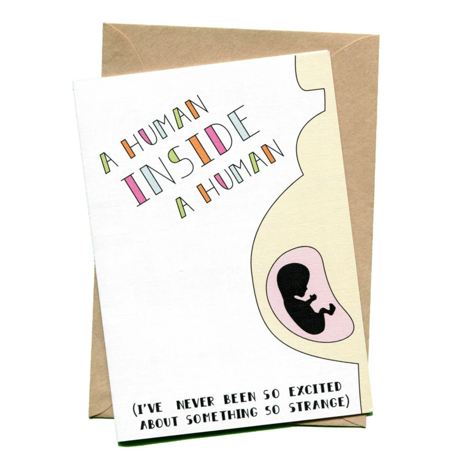 things by bean | greeting card | a human inside a human - LC