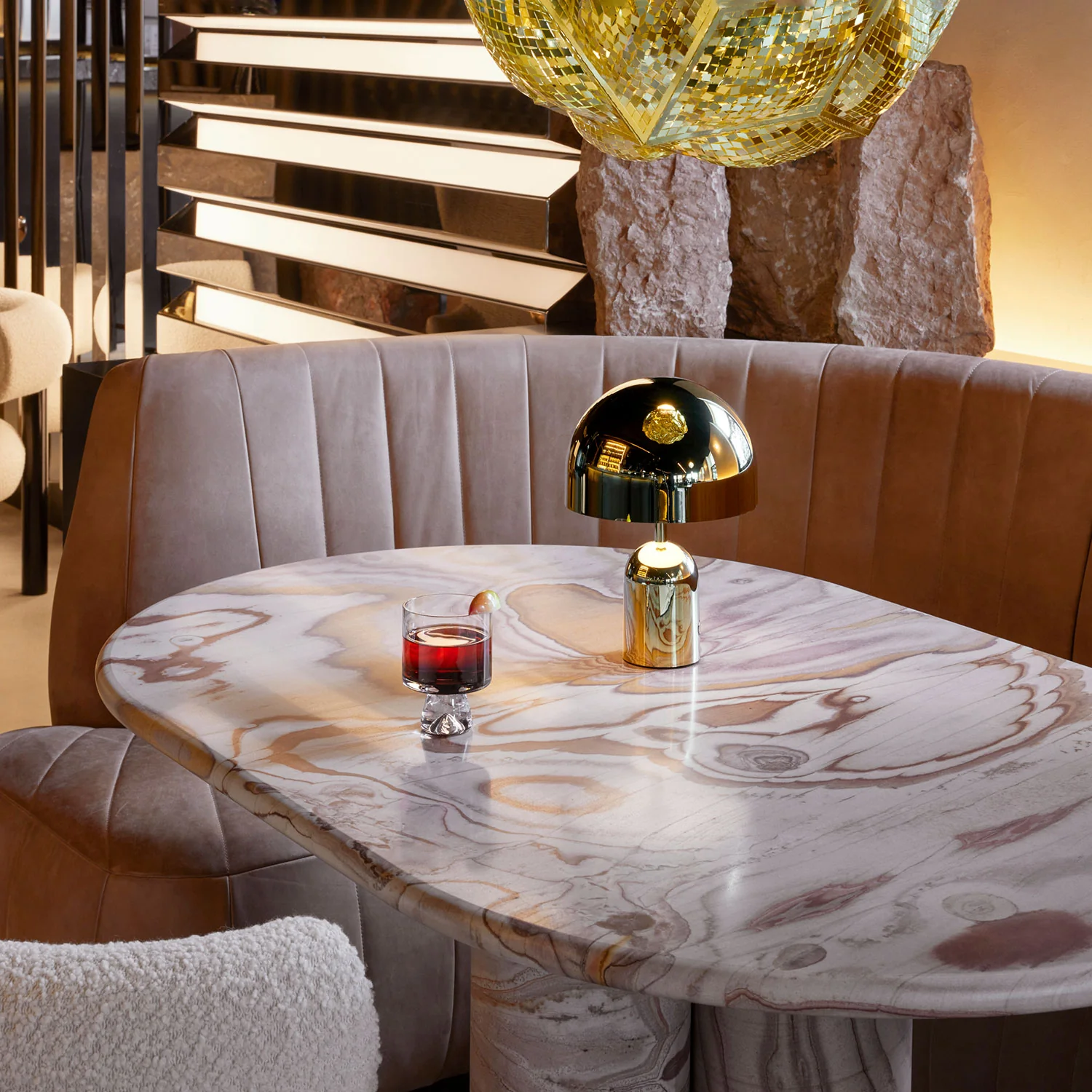 tom dixon | bell portable lamp | gold - LC - Image 7