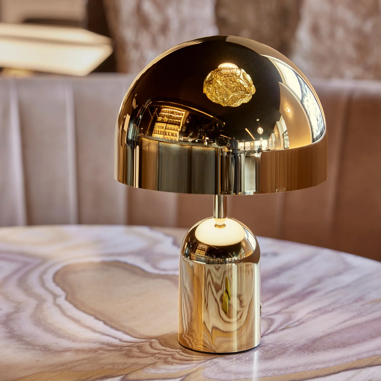 tom dixon | bell portable lamp | gold - LC - Image 8