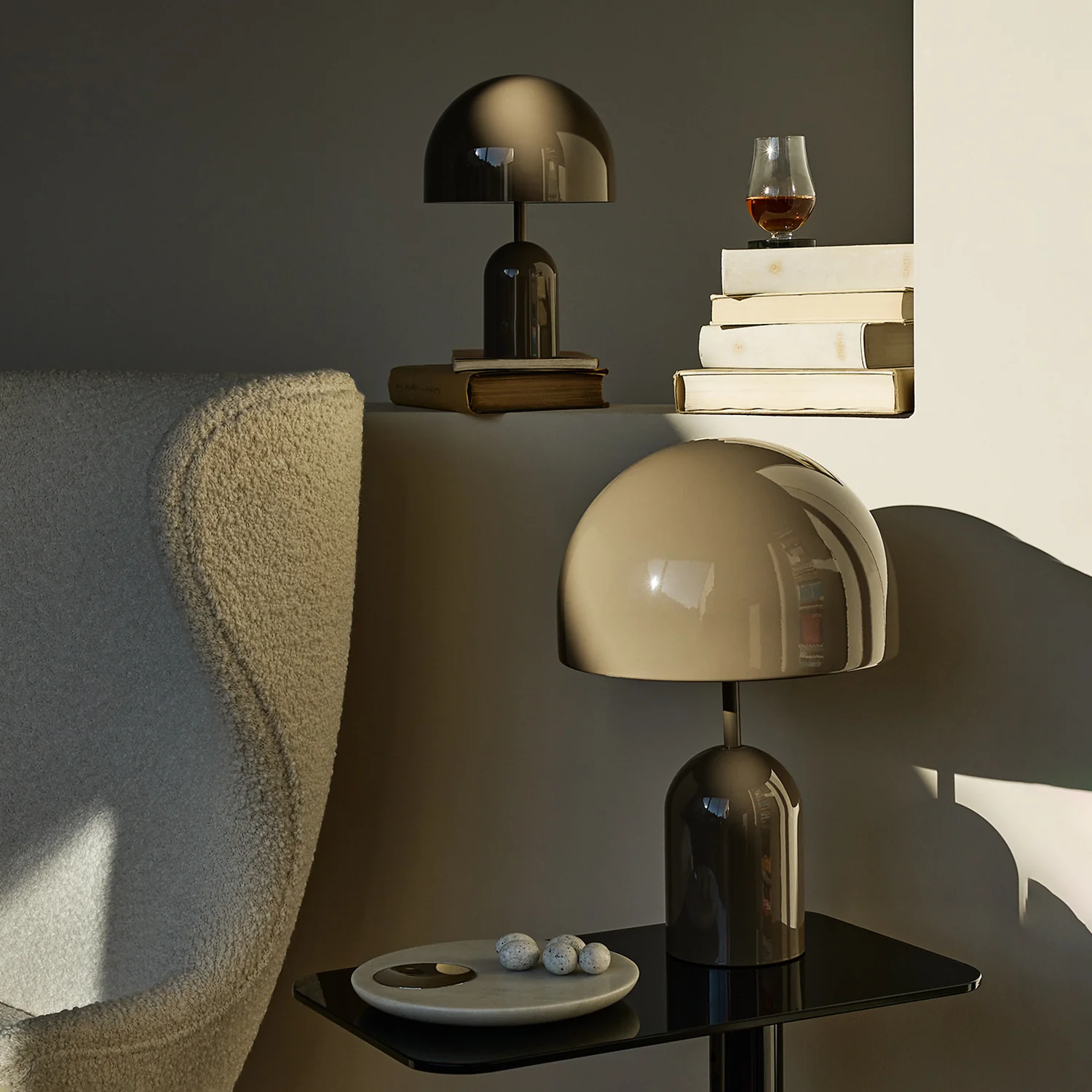 tom dixon | bell portable lamp | taupe - LC - Image 12