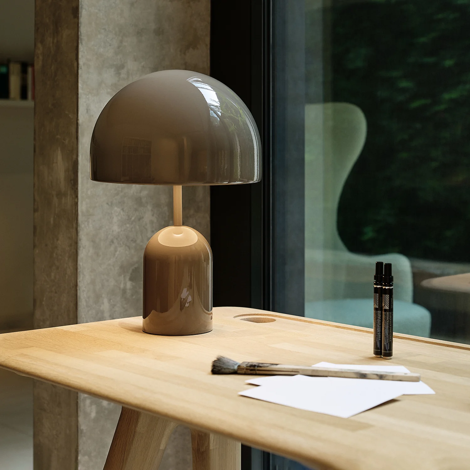 tom dixon | bell portable lamp | taupe - LC - Image 13
