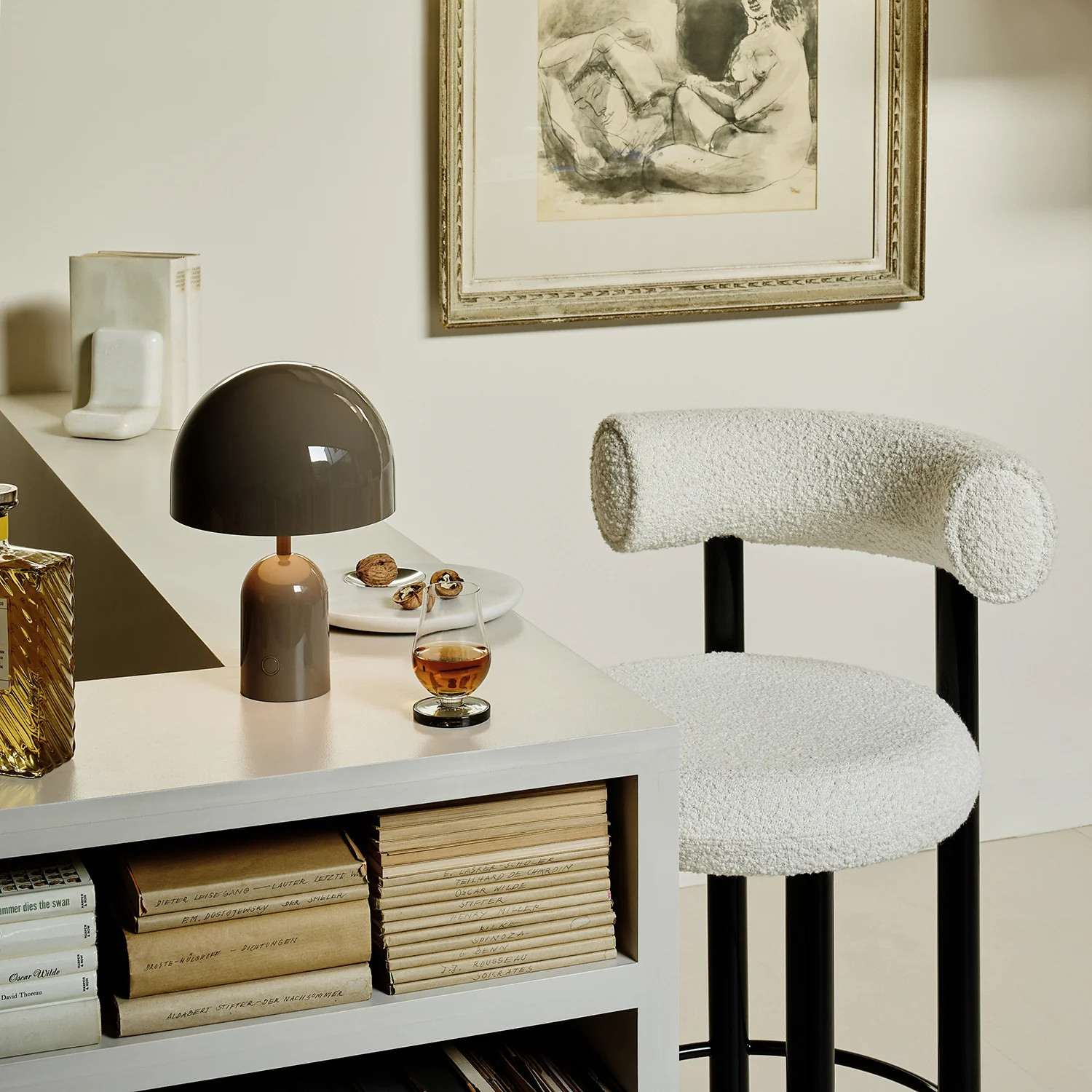 tom dixon | bell portable lamp | taupe - LC - Image 7
