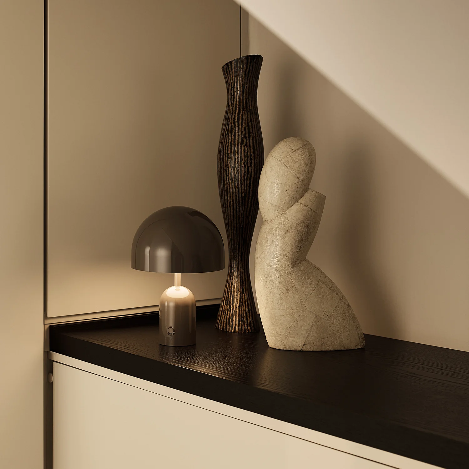 tom dixon | bell portable lamp | taupe - LC - Image 9