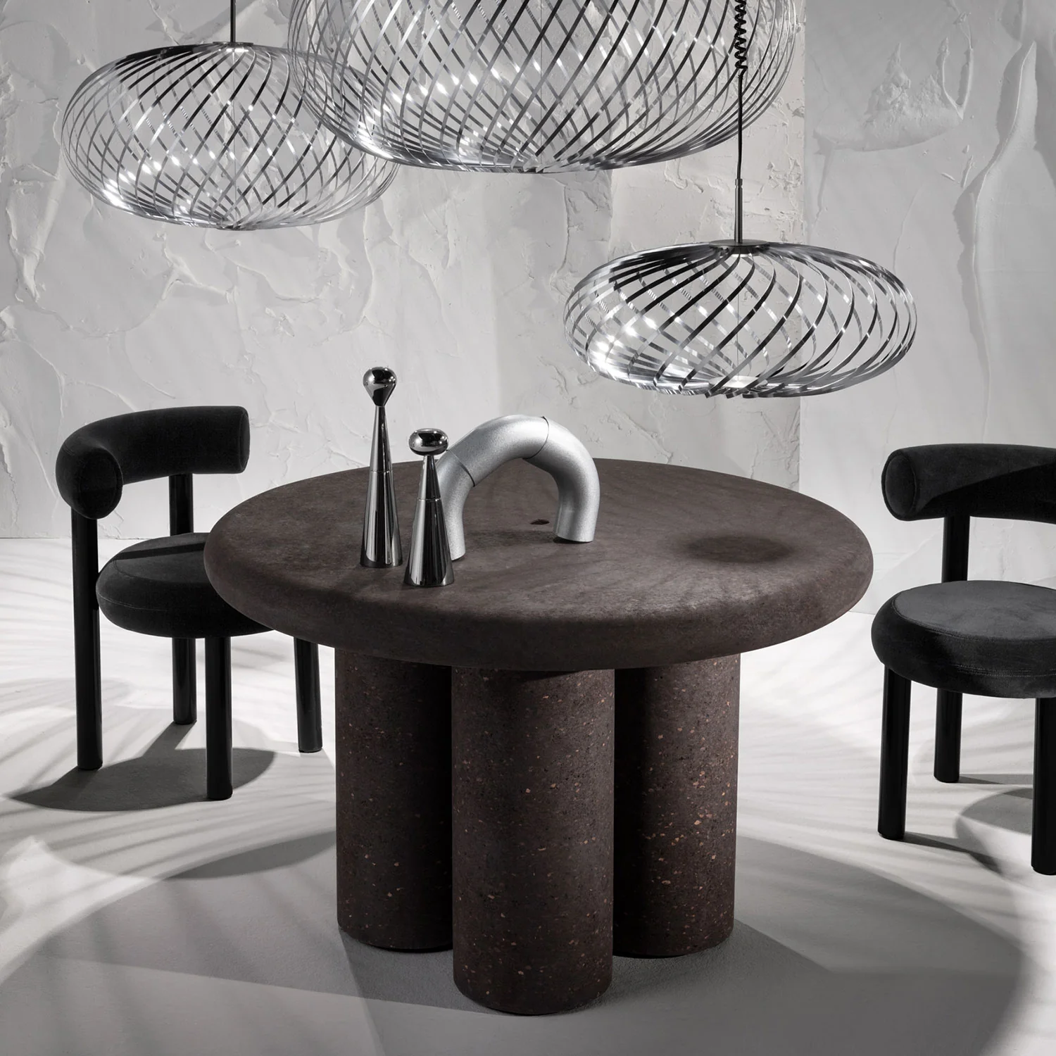 tom dixon | cork round table 120cm - EX DISPLAY - Image 4
