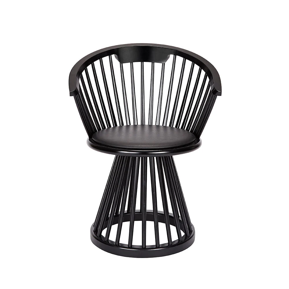 tom dixon | fan dining chair | black - LC - Image 3