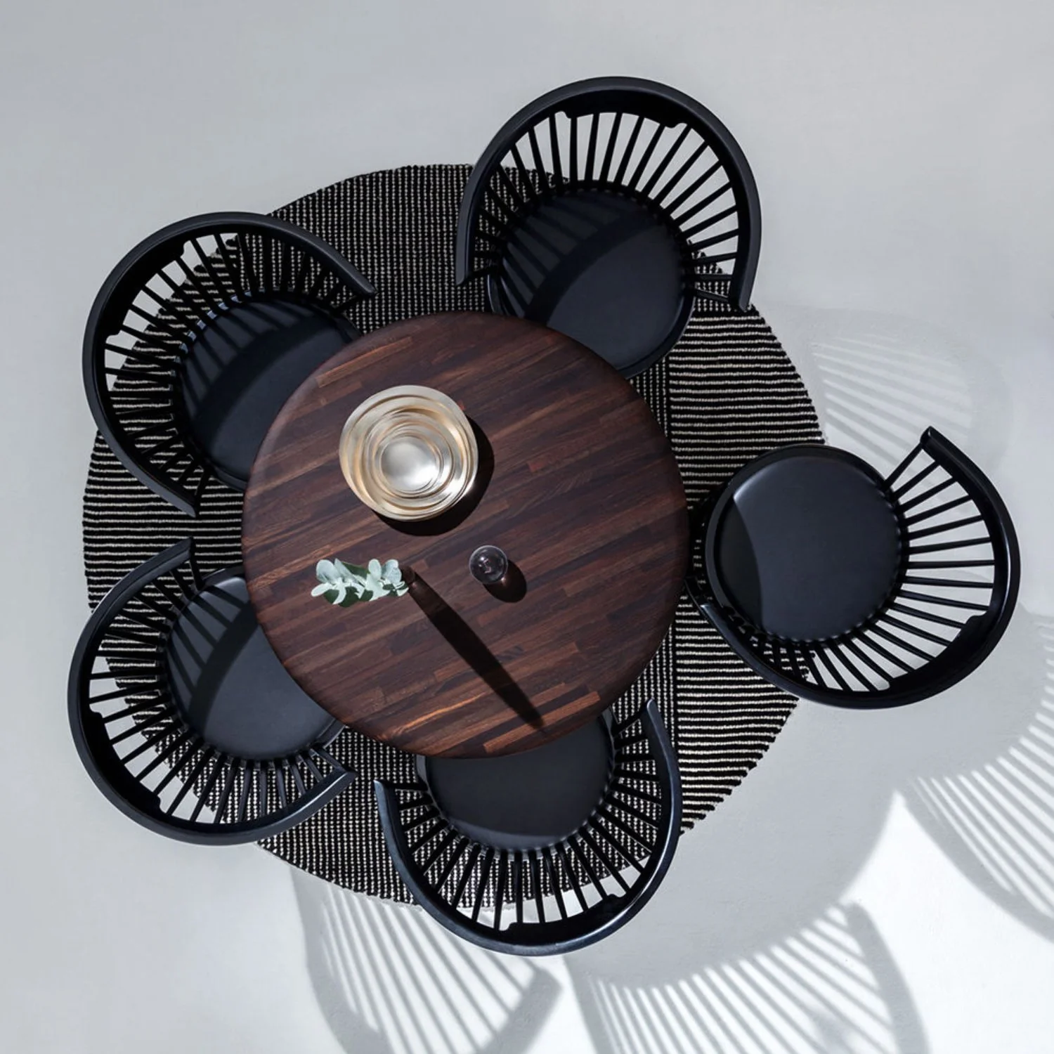 tom dixon | fan dining chair | black - LC - Image 4