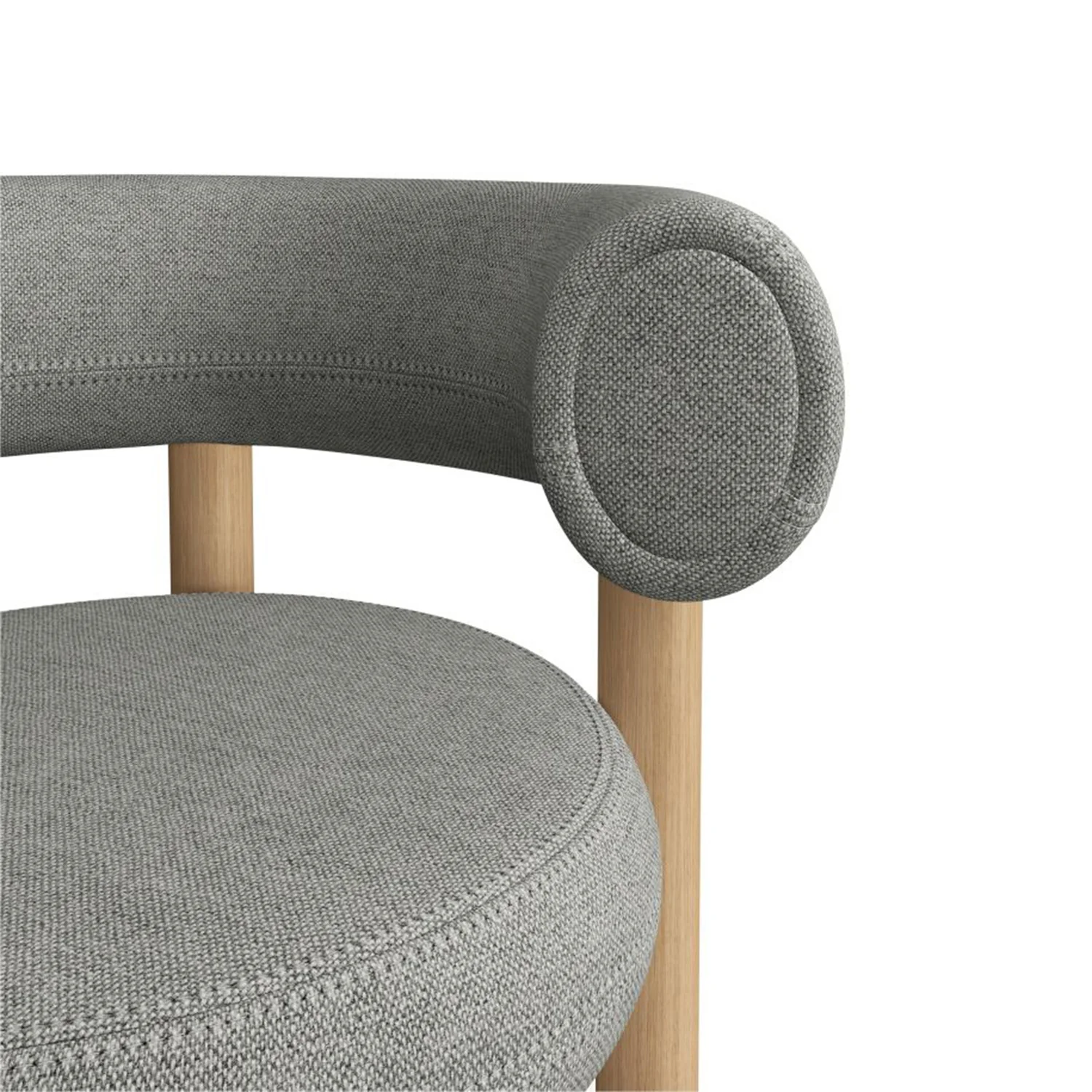 tom dixon | fat dining chair wood | hallingdal 0116 - LC - Image 4