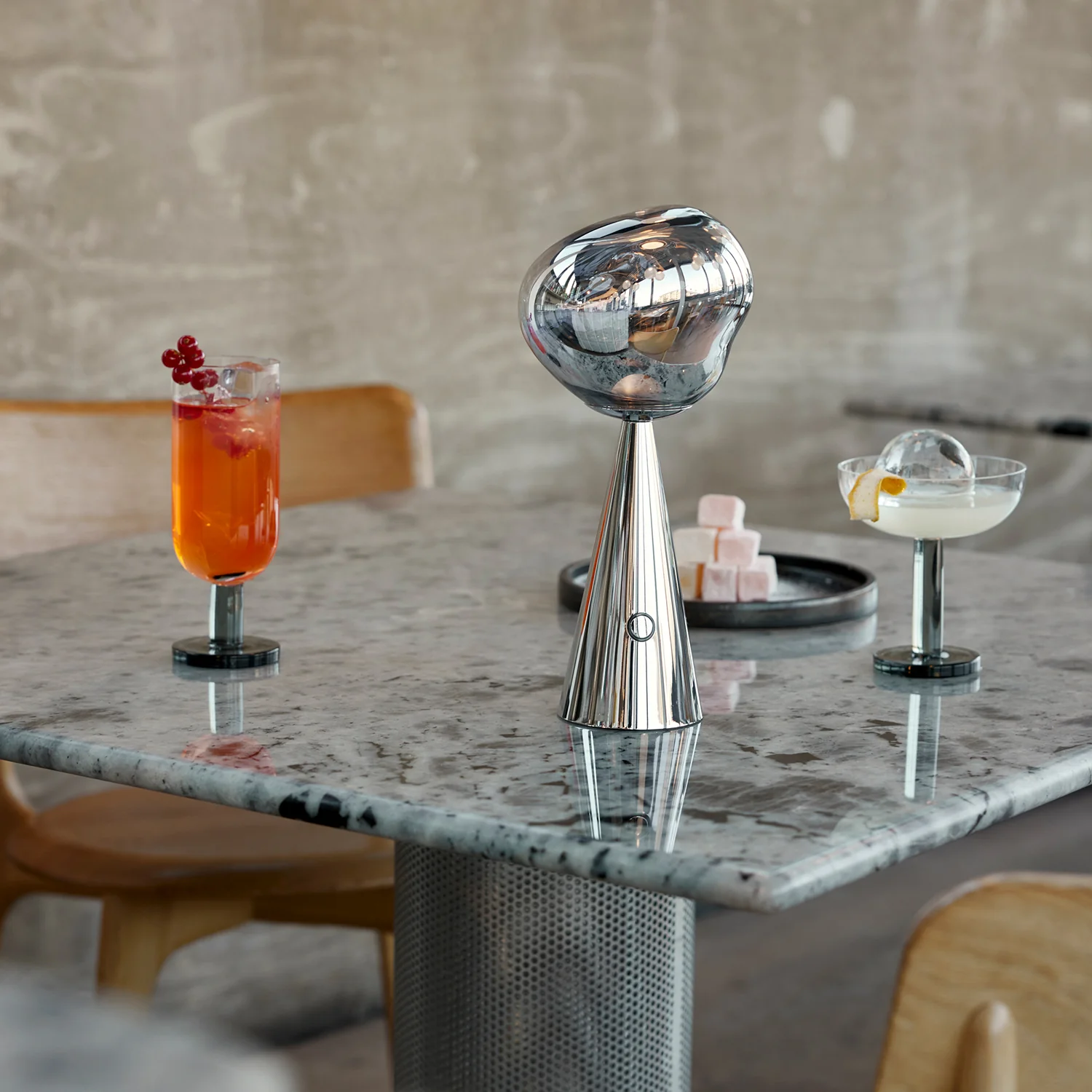 tom dixon | melt portable lamp | silver - LC - Image 8