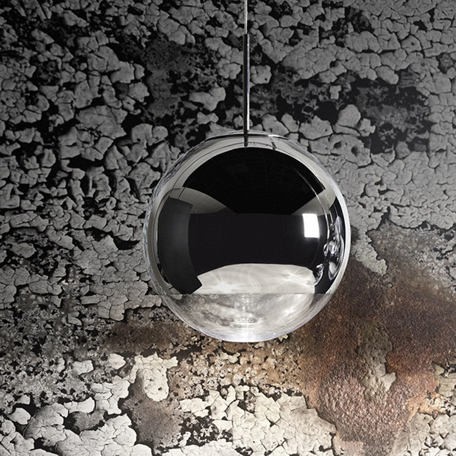 tom dixon | mirror ball pendant light | silver 50cm - V1 - EX DISPLAY - Image 5