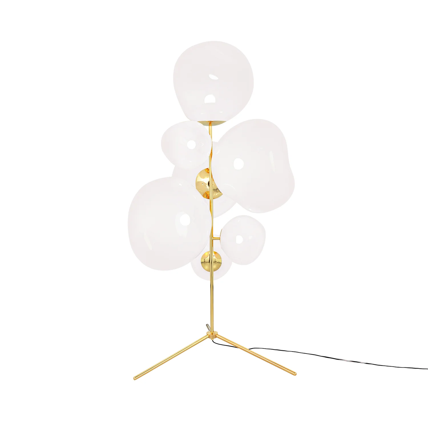 tom dixon | standing floor chandelier | gold + gold - LC - Image 3