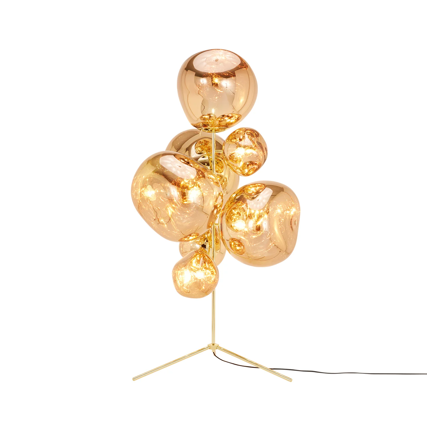 tom dixon | standing floor chandelier | gold + gold - LC - Image 4