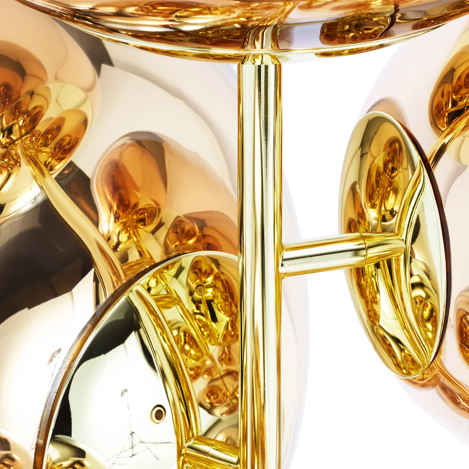 tom dixon | standing floor chandelier | gold + gold - LC - Image 5